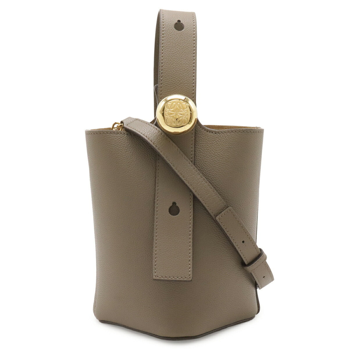 Loewe Grayish Handbag Shoulder Bag (Pre-Owned)