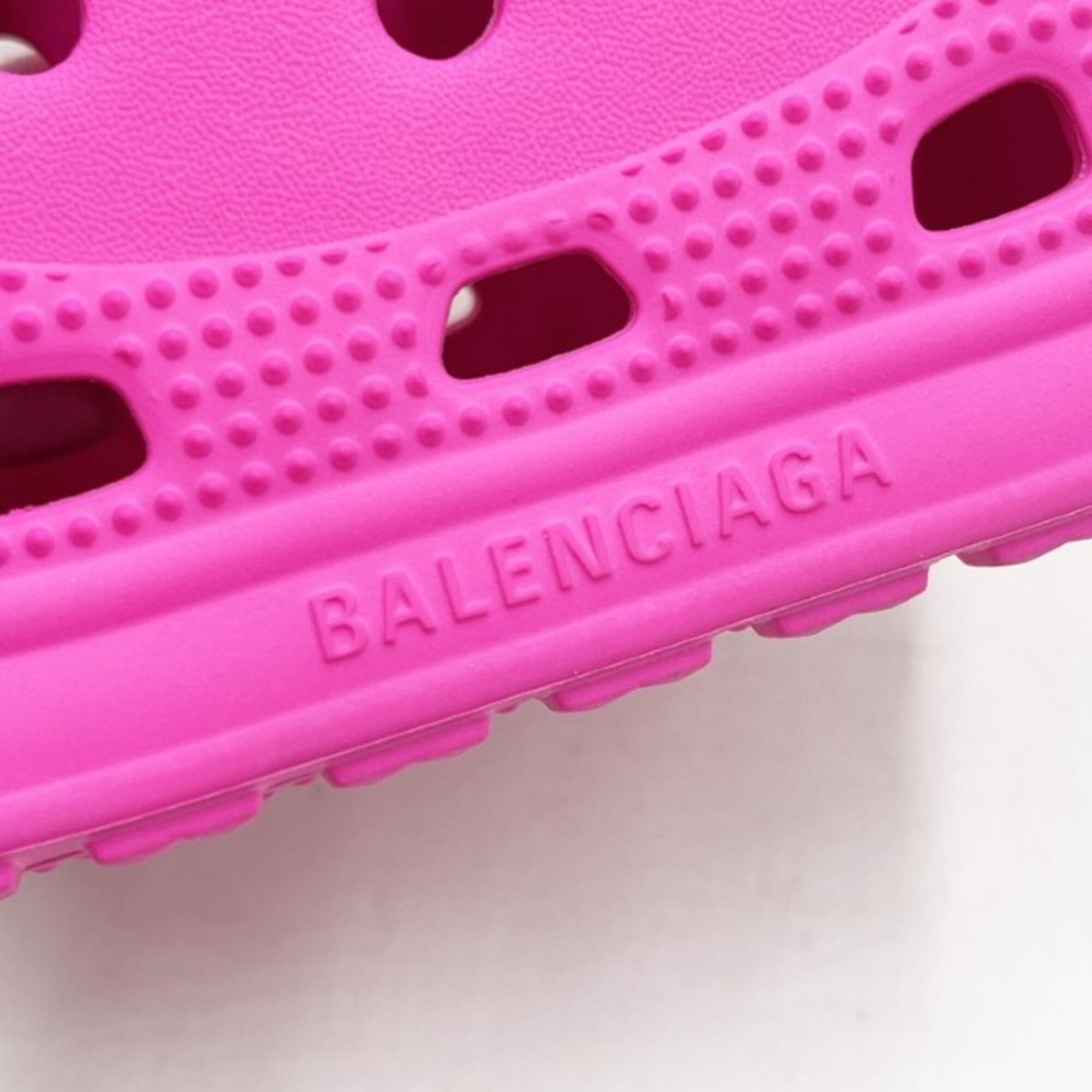Balenciaga Pink Rubber Pochette Shoulder Bag (Pre-Owned)
