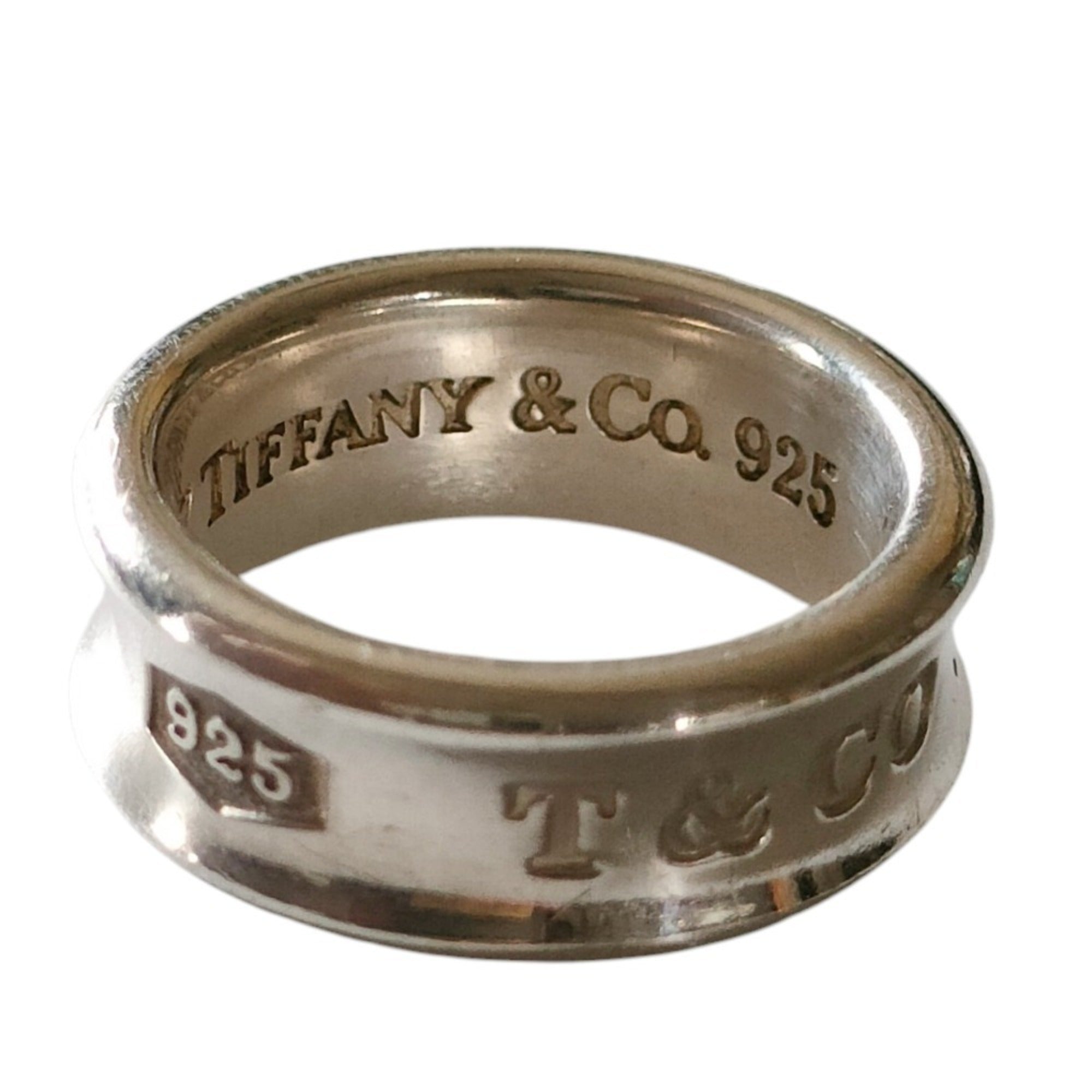 Tiffany Silver Silver 925 Band Ring (Pre-Owned)