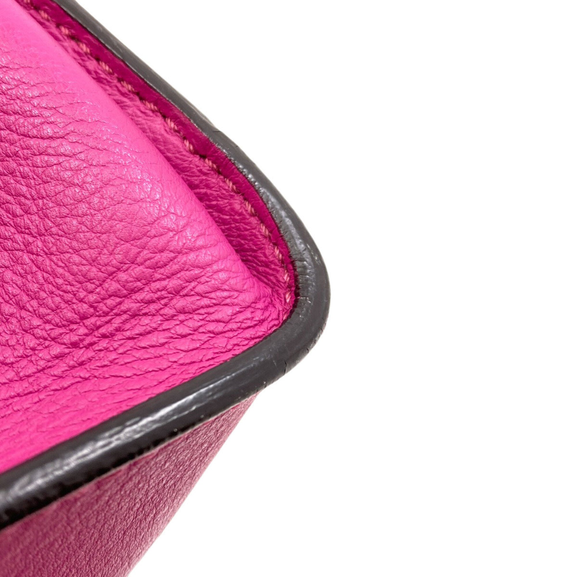 Fendi Pink Leather Handbag (Pre-Owned)