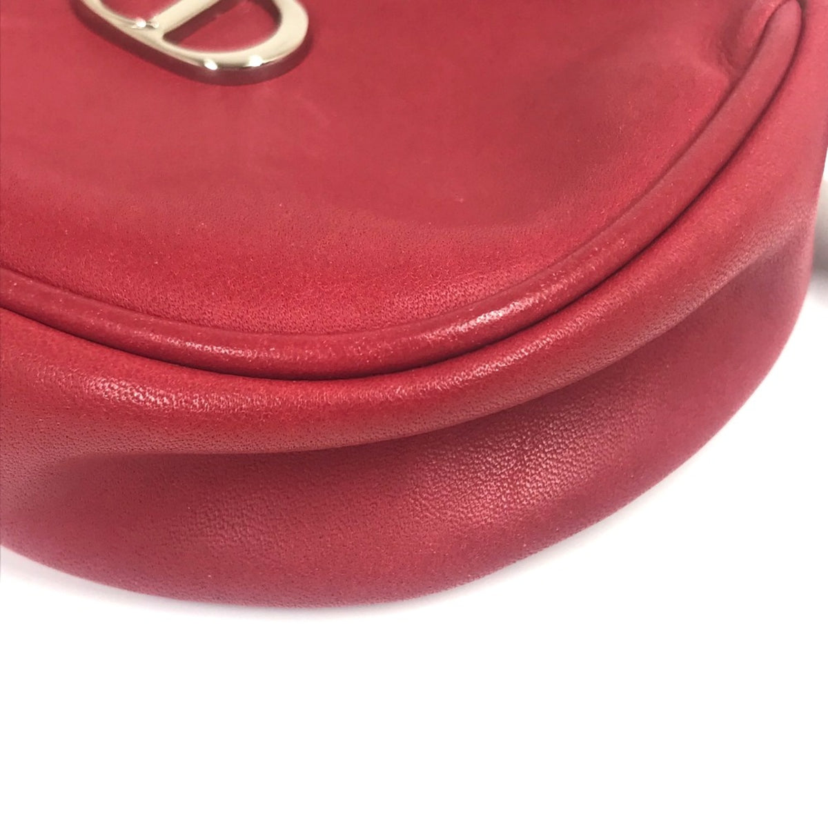 Christian Dior Red Leather Shoulder Bag (Pre-Owned)