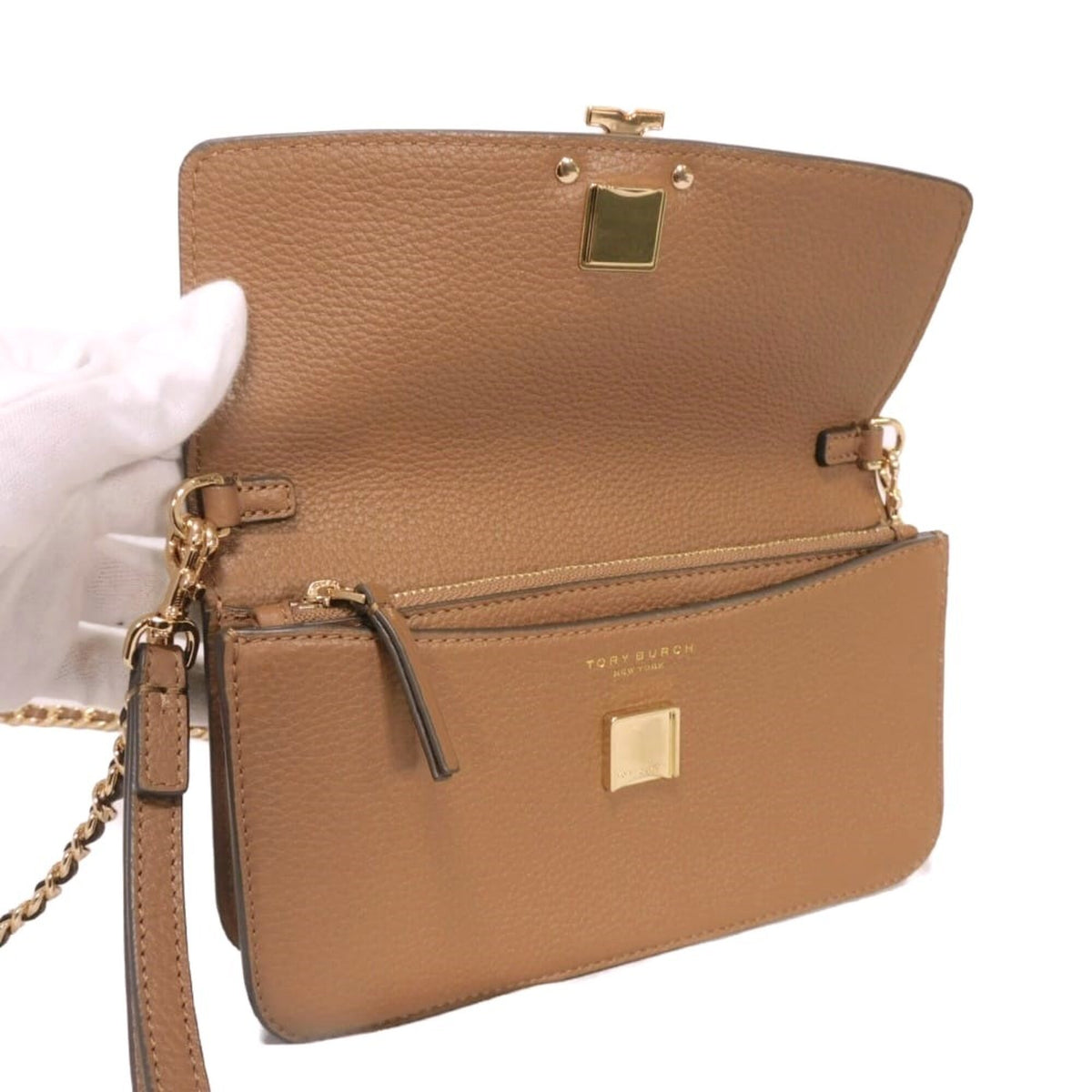 Tory Burch Brown Shoulder Bag (Pre-Owned)