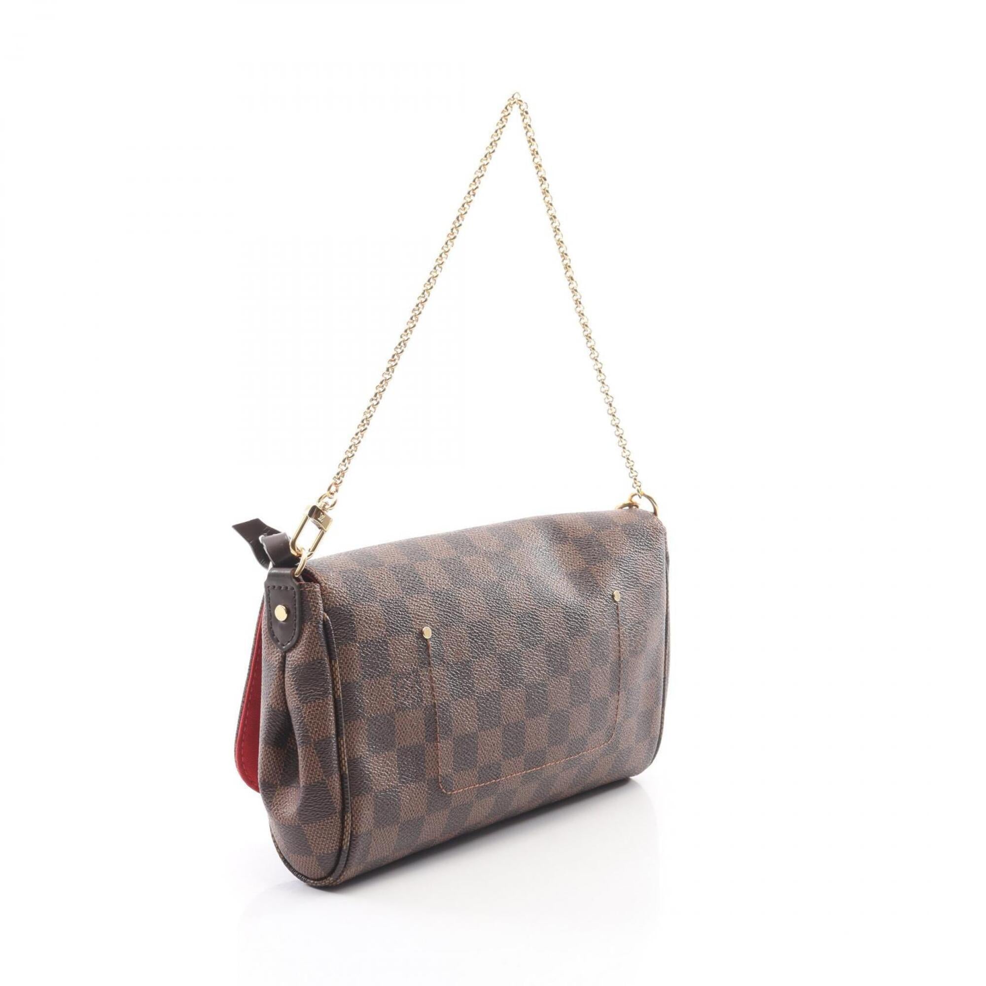 Louis Vuitton Brown Ebene Coated Canvas Pvc Damier Canvas Leather Handbag (Pre-Owned)