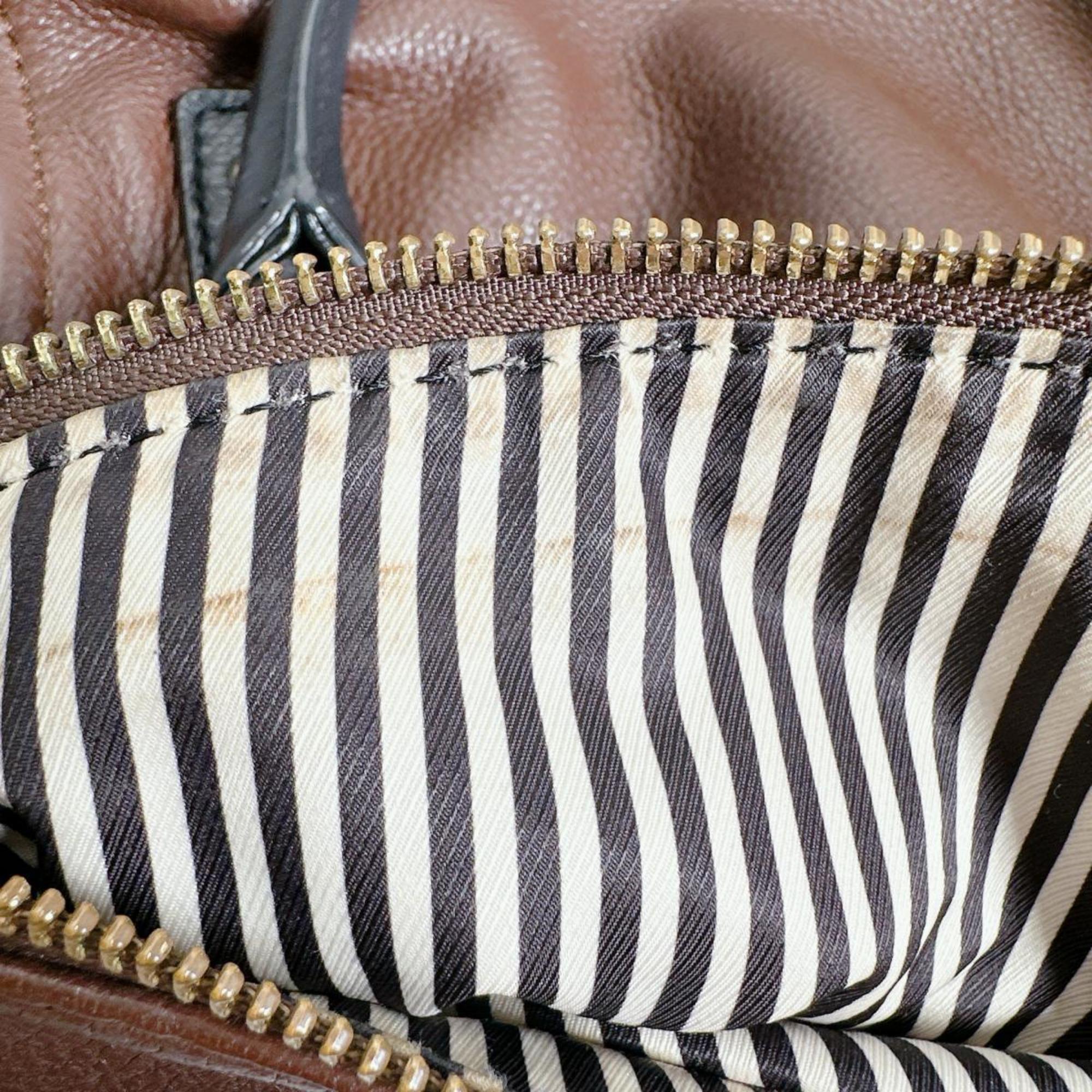 Kate Spade Brown Leather Handbag (Pre-Owned)