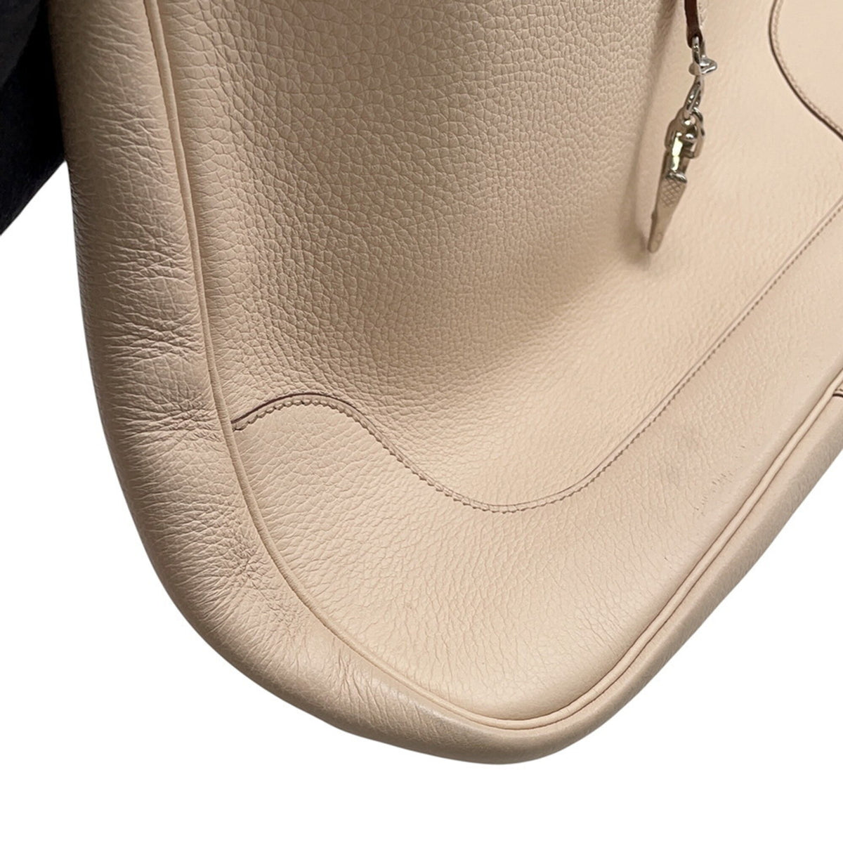 Hermes Ivory Ivory Handbag Shoulder Bag (Pre-Owned)