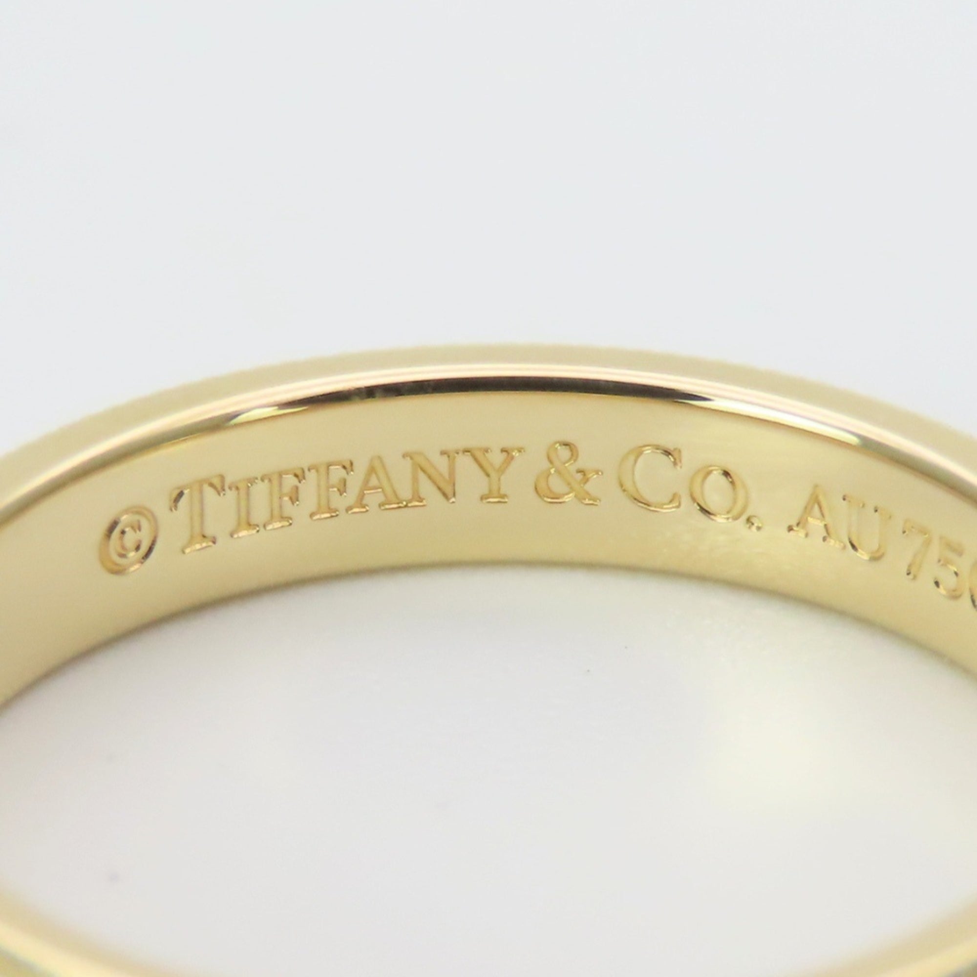 Tiffany Platinum Yellow Gold Yellow Gold (18K) Platinum 950 Band Ring (Pre-Owned)