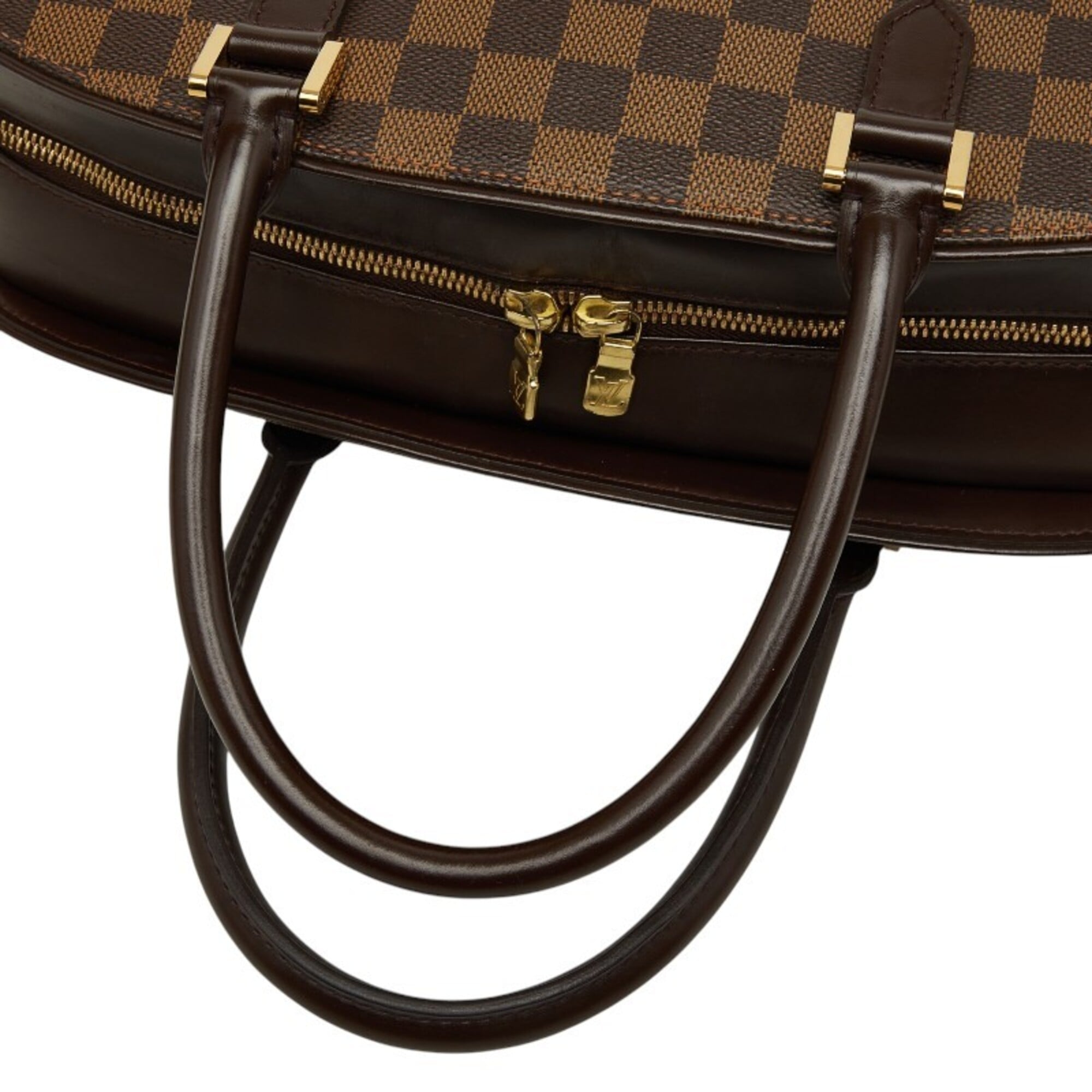 Louis Vuitton Brown Pvc Leather Handbag (Pre-Owned)