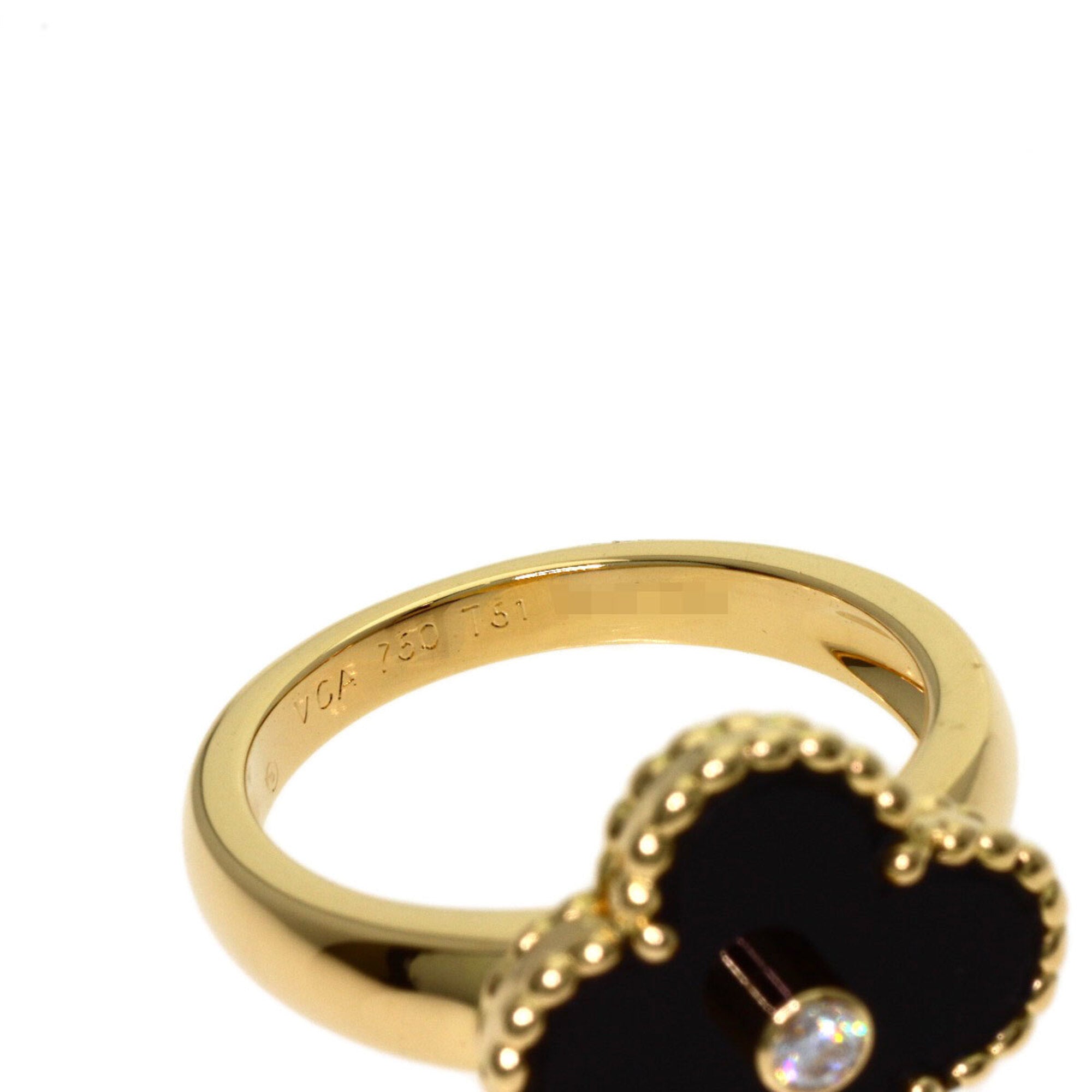 Van Cleef & Arpels Yellow Gold (18K) Band Ring (Pre-Owned)