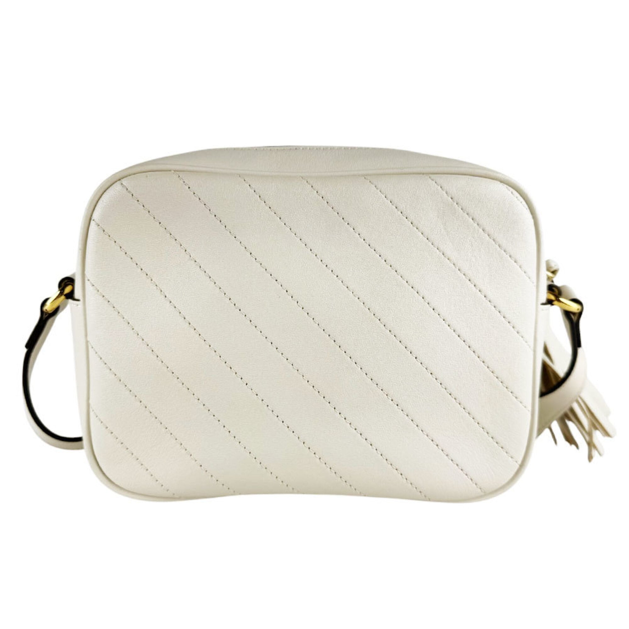Gucci Ivory Leather Shoulder Bag (Pre-Owned)