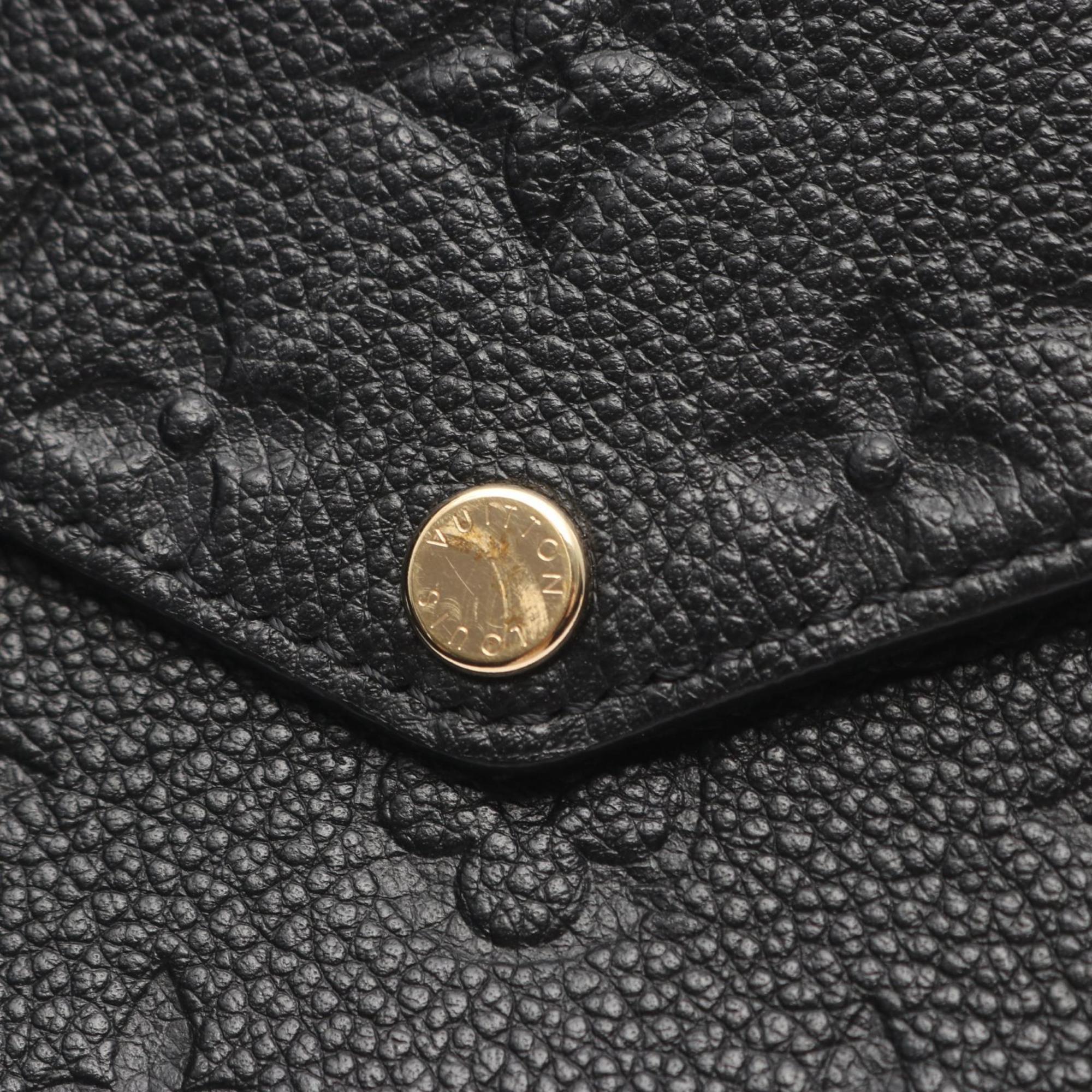 Louis Vuitton Black Noir Monogram Empreinte Pochette Shoulder Bag (Pre-Owned)