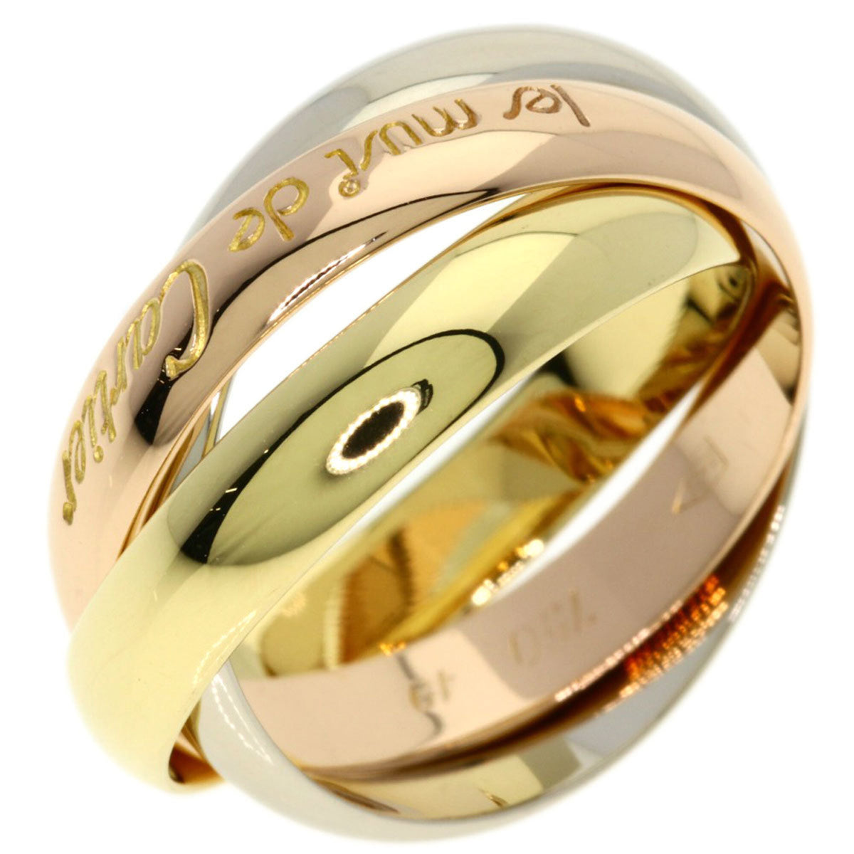 Cartier Yellow Gold (18K) Pink Gold (18K) White Gold (18K) Band Ring (Pre-Owned)