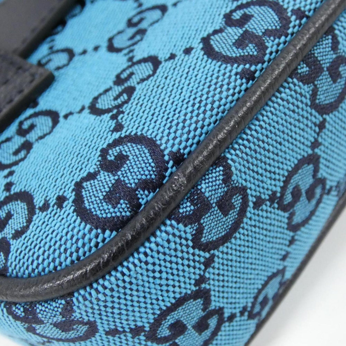 Gucci Blue Gg Canvas Fanny Pack (Pre-Owned)