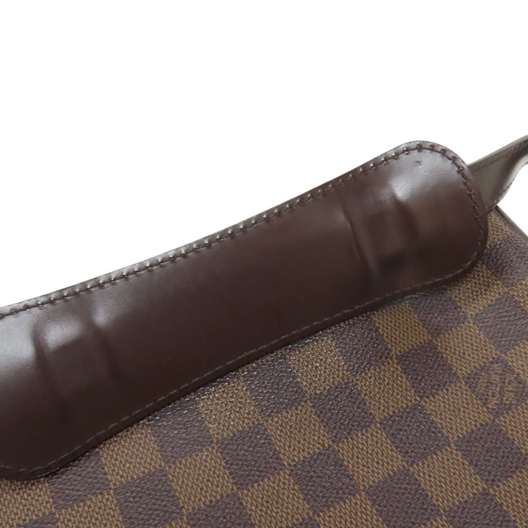 Louis Vuitton Damier Damier Canvas Ebene Damier Canvas Shoulder Bag (Pre-Owned)