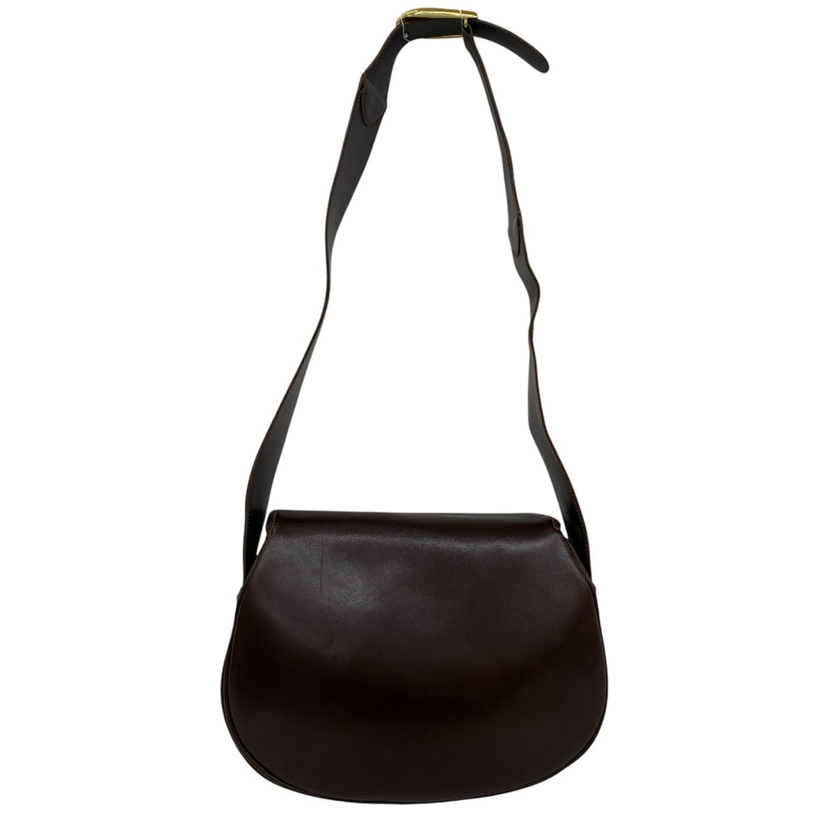 Gucci Brown Leather Shoulder Bag (Pre-Owned)