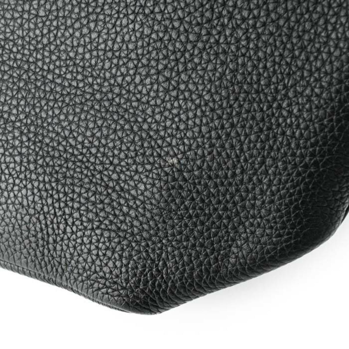 Louis Vuitton Black Leather Pouch Tote Bag (Pre-Owned)