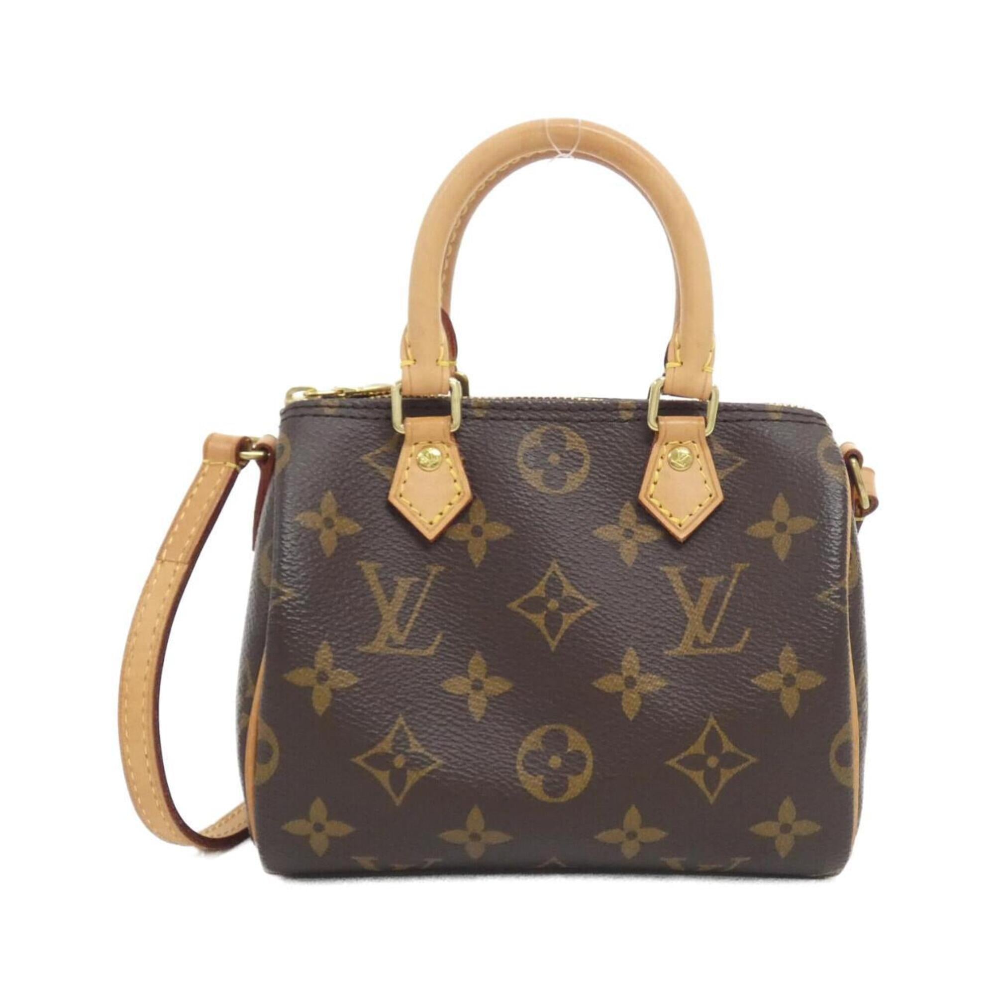 Louis Vuitton Marron Coated Canvas Boston Bag (Pre-Owned)