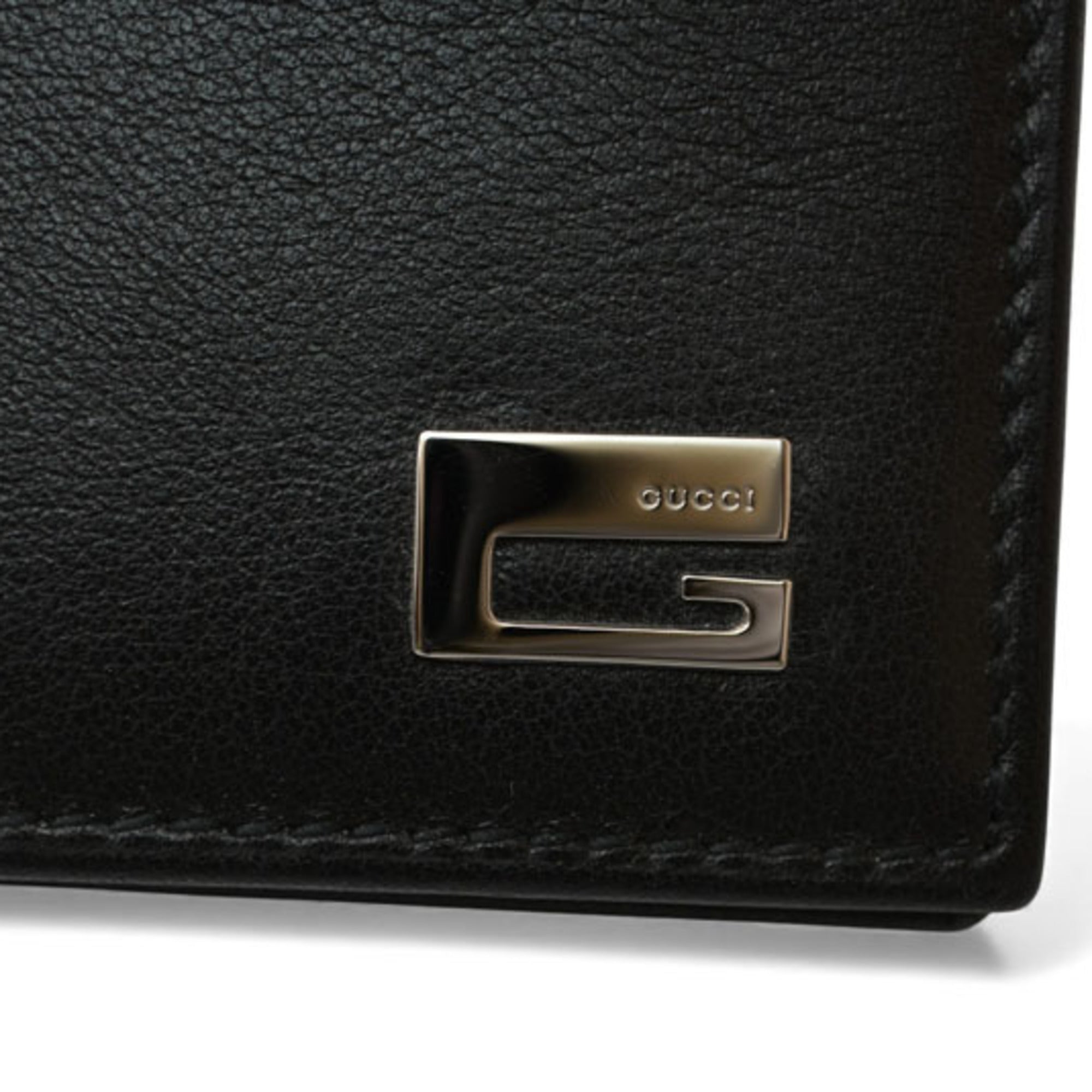 Gucci Black Leather Wallet (Bi-Fold) (Pre-Owned)
