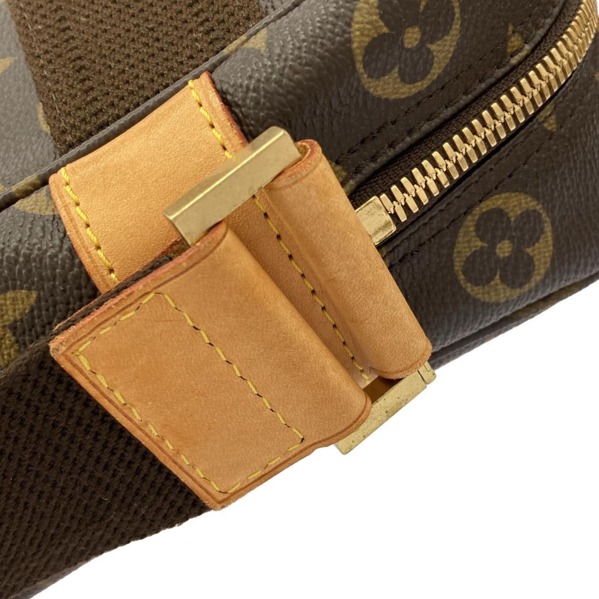 Louis Vuitton Marron Coated Canvas Handbag (Pre-Owned)