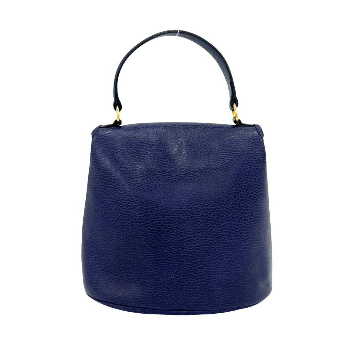 Christian Dior Navy Leather Handbag Shoulder Bag (Pre-Owned)