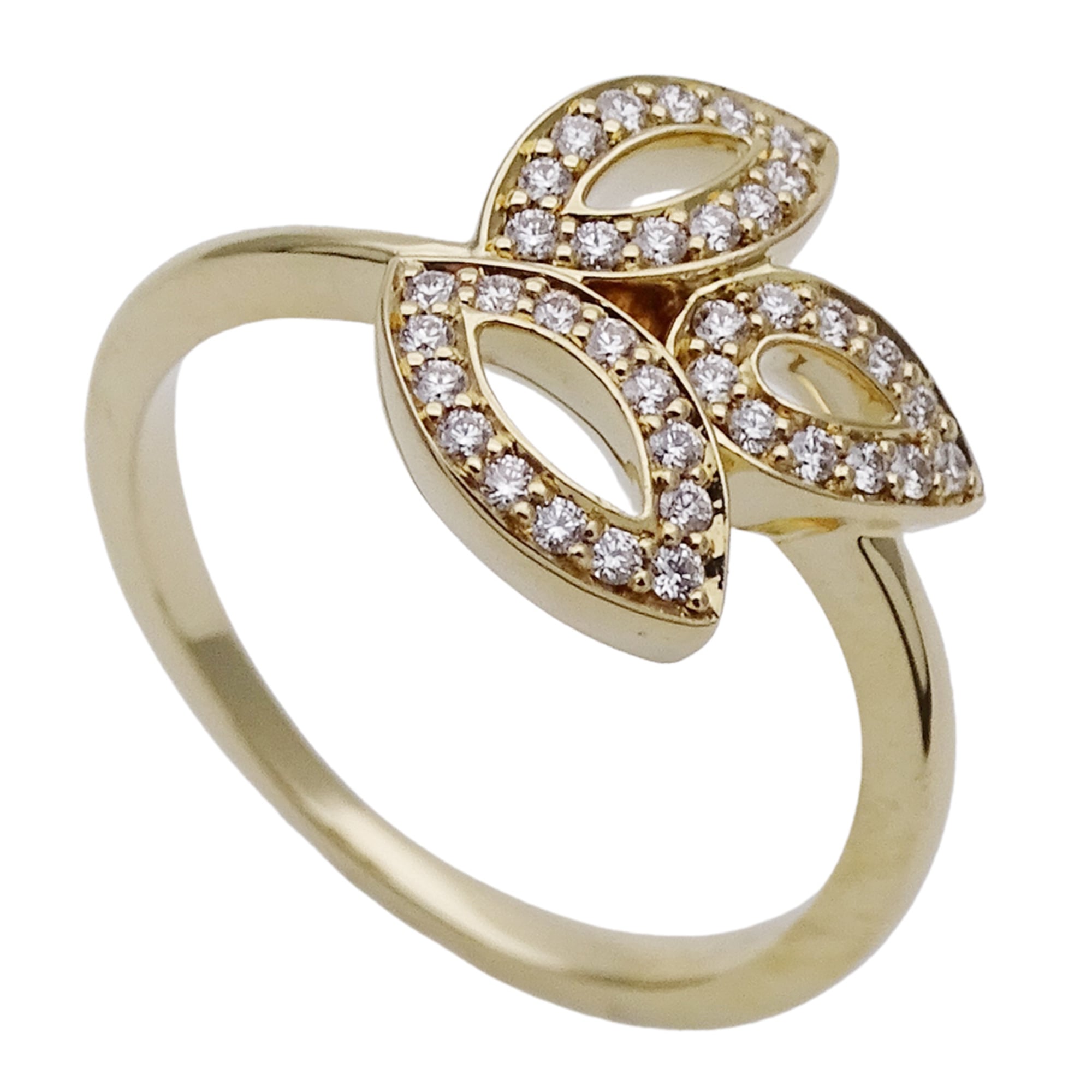 Harry Winston Yellow Gold Yellow Gold (18K) Band Ring (Pre-Owned)