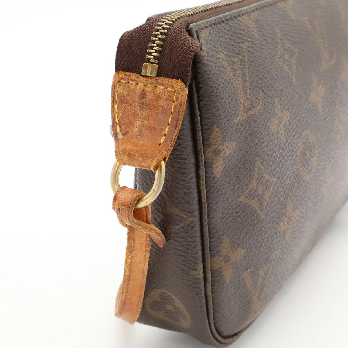 Louis Vuitton Brown Monogram Canvas Pvc Handbag Pochette Pouch (Pre-Owned)