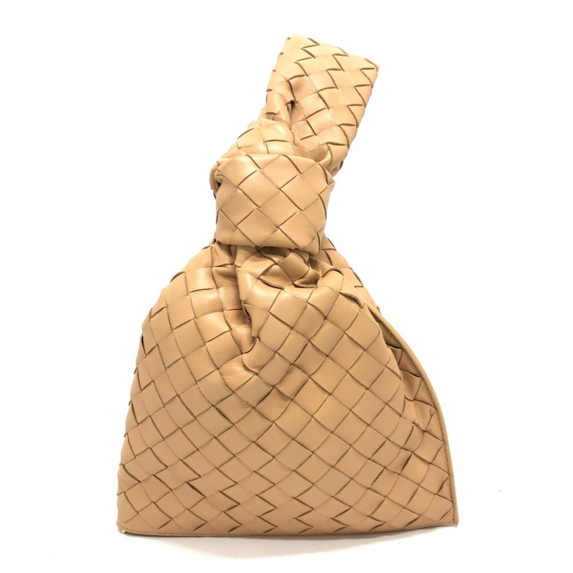 Bottega Veneta Beige Leather Handbag (Pre-Owned)