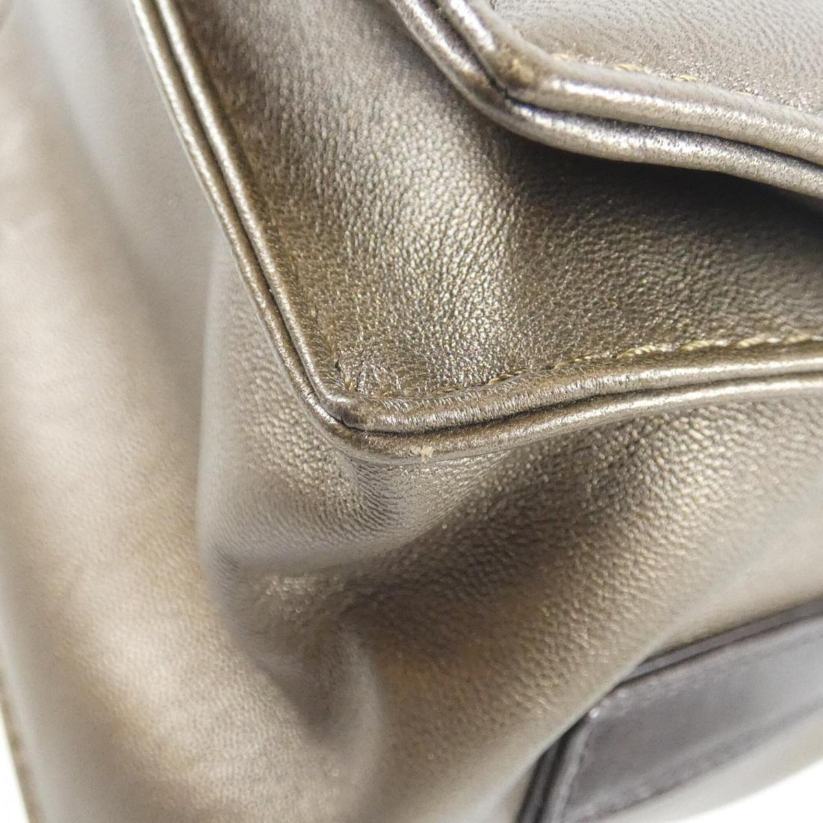 Loewe Bronze Brown Leather Shoulder Bag (Pre-Owned)