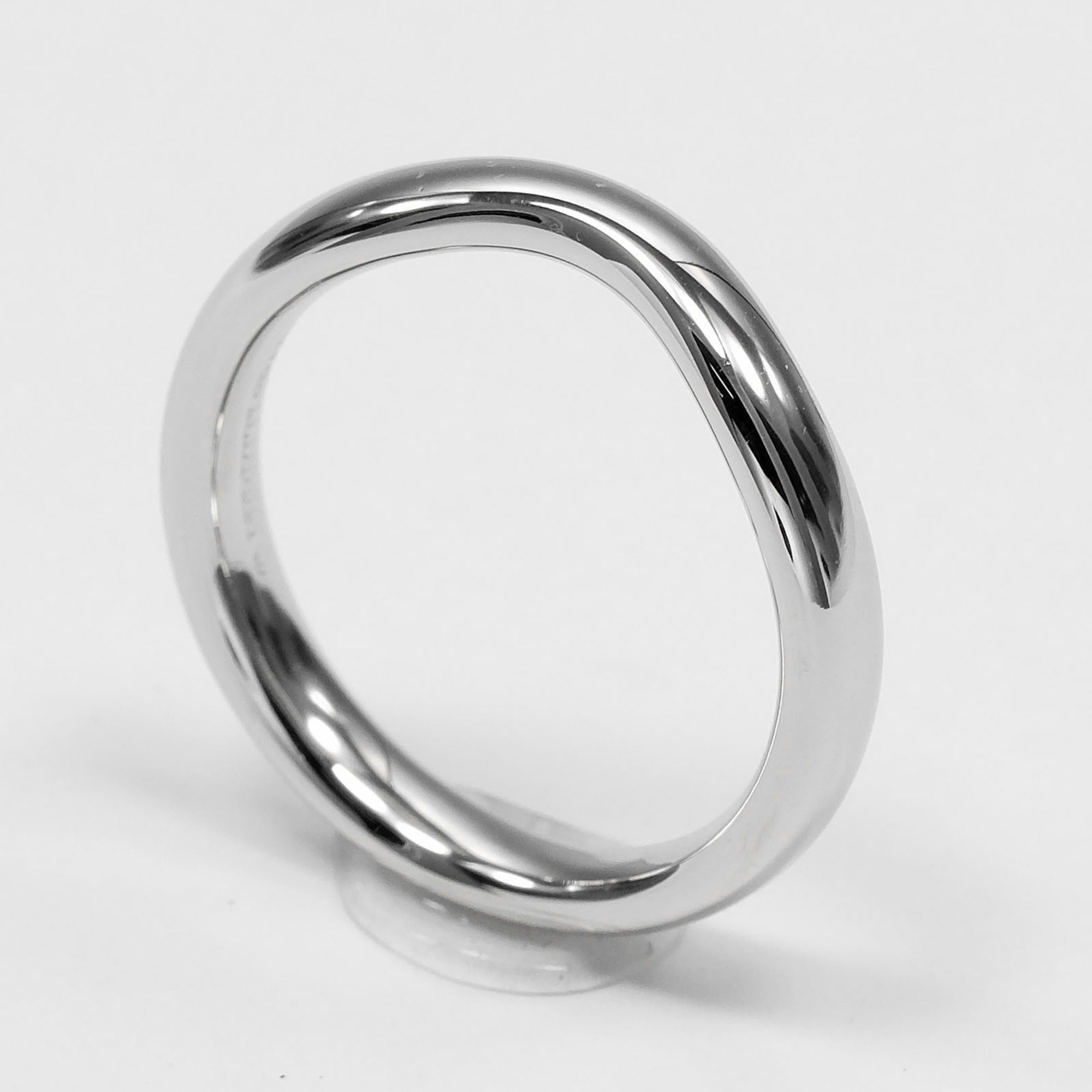 Tiffany Platinum Platinum 950 Band Ring (Pre-Owned)