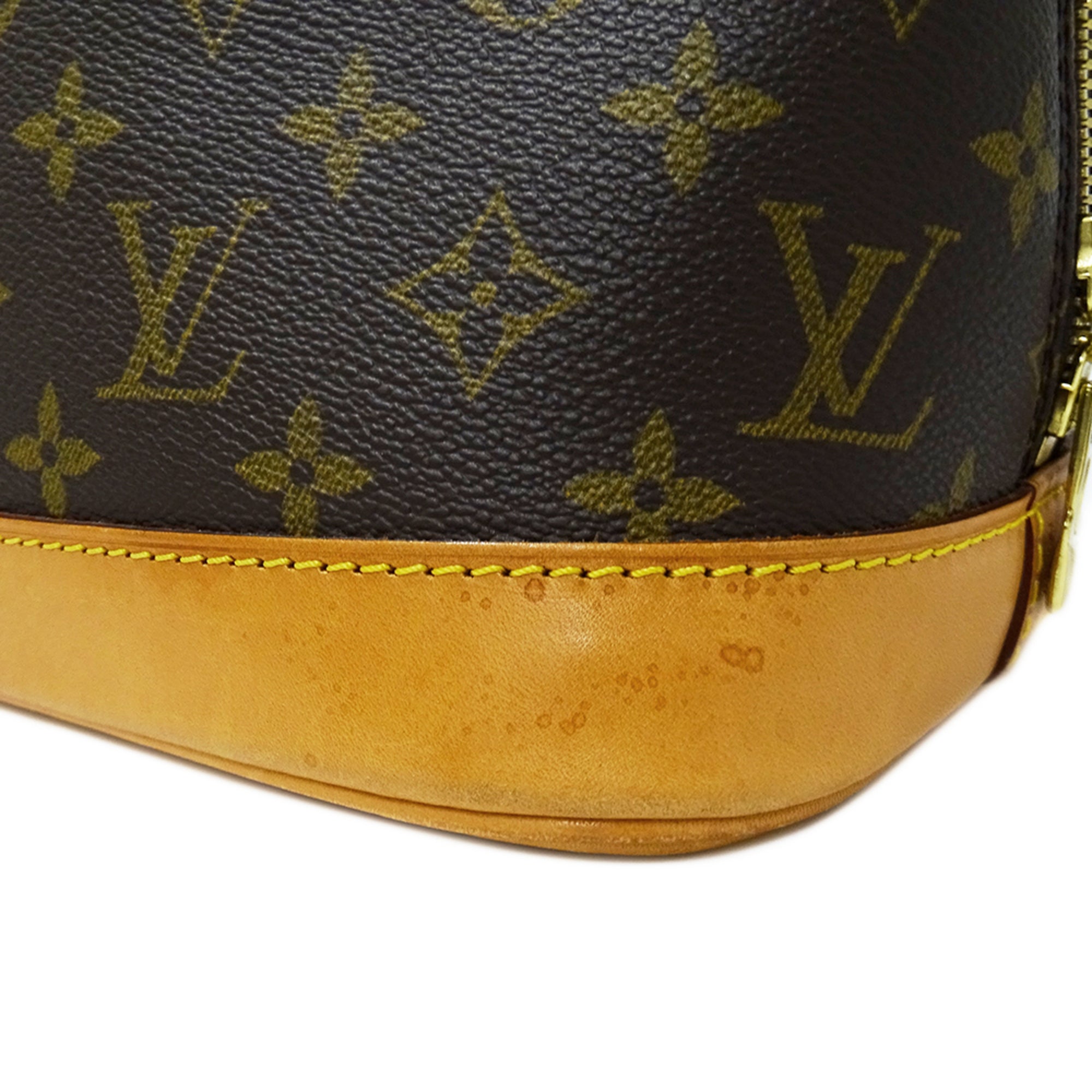 Louis Vuitton Brown Monogram Canvas Handbag (Pre-Owned)