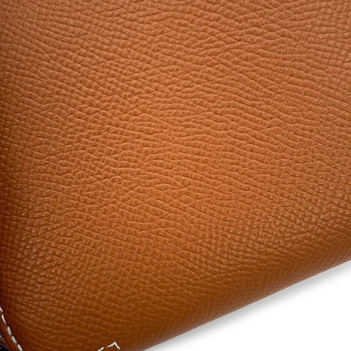 Hermes Gold Epsom Leather Coin Purse/Coin Case (Pre-Owned)