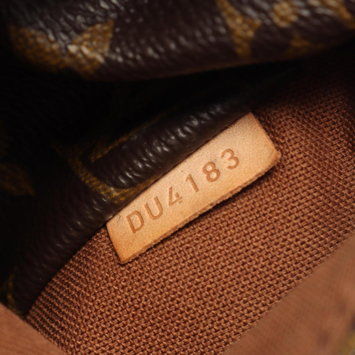 Louis Vuitton Brown Coated Canvas Pvc Monogram Leather Handbag Tote Bag (Pre-Owned)