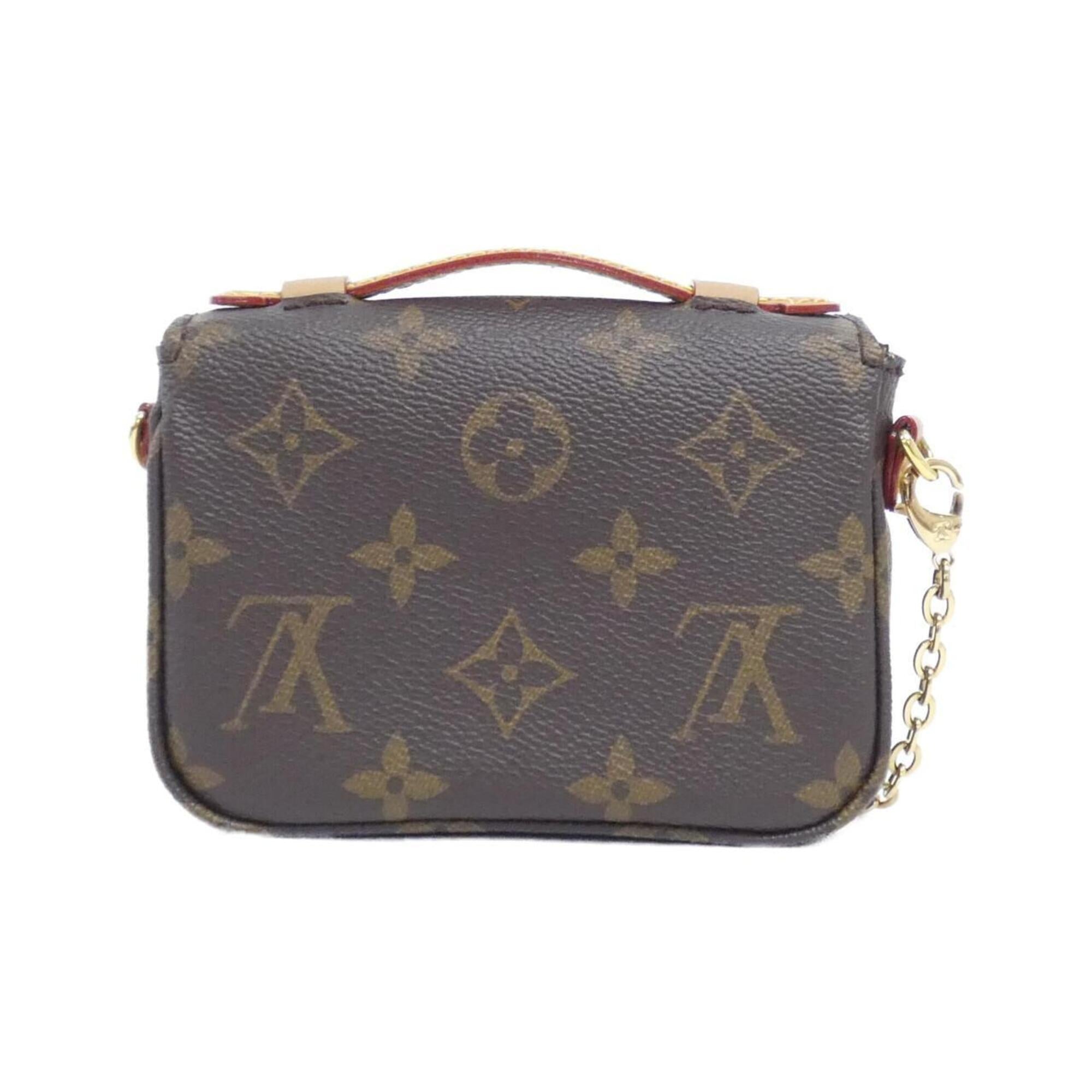 Louis Vuitton Marron Coated Canvas Shoulder Bag (Pre-Owned)