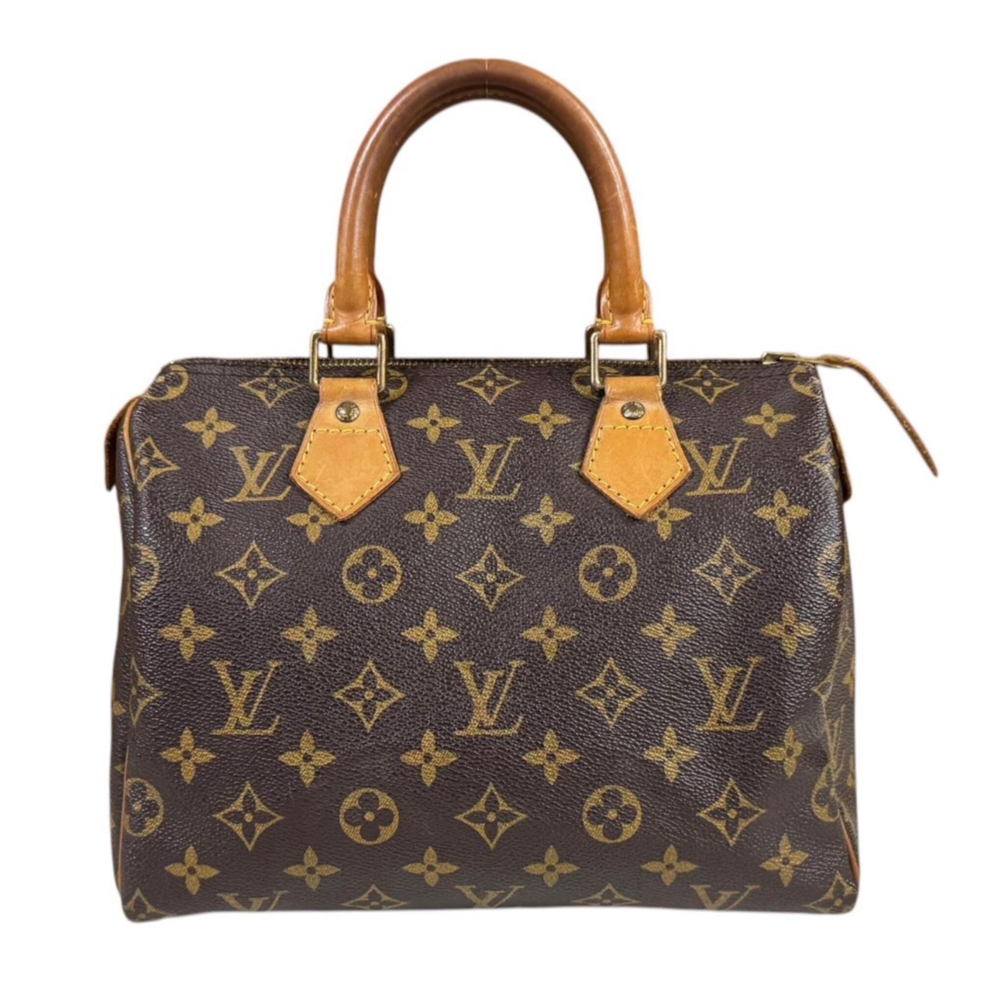 Louis Vuitton Brown Monogram Canvas Handbag (Pre-Owned)