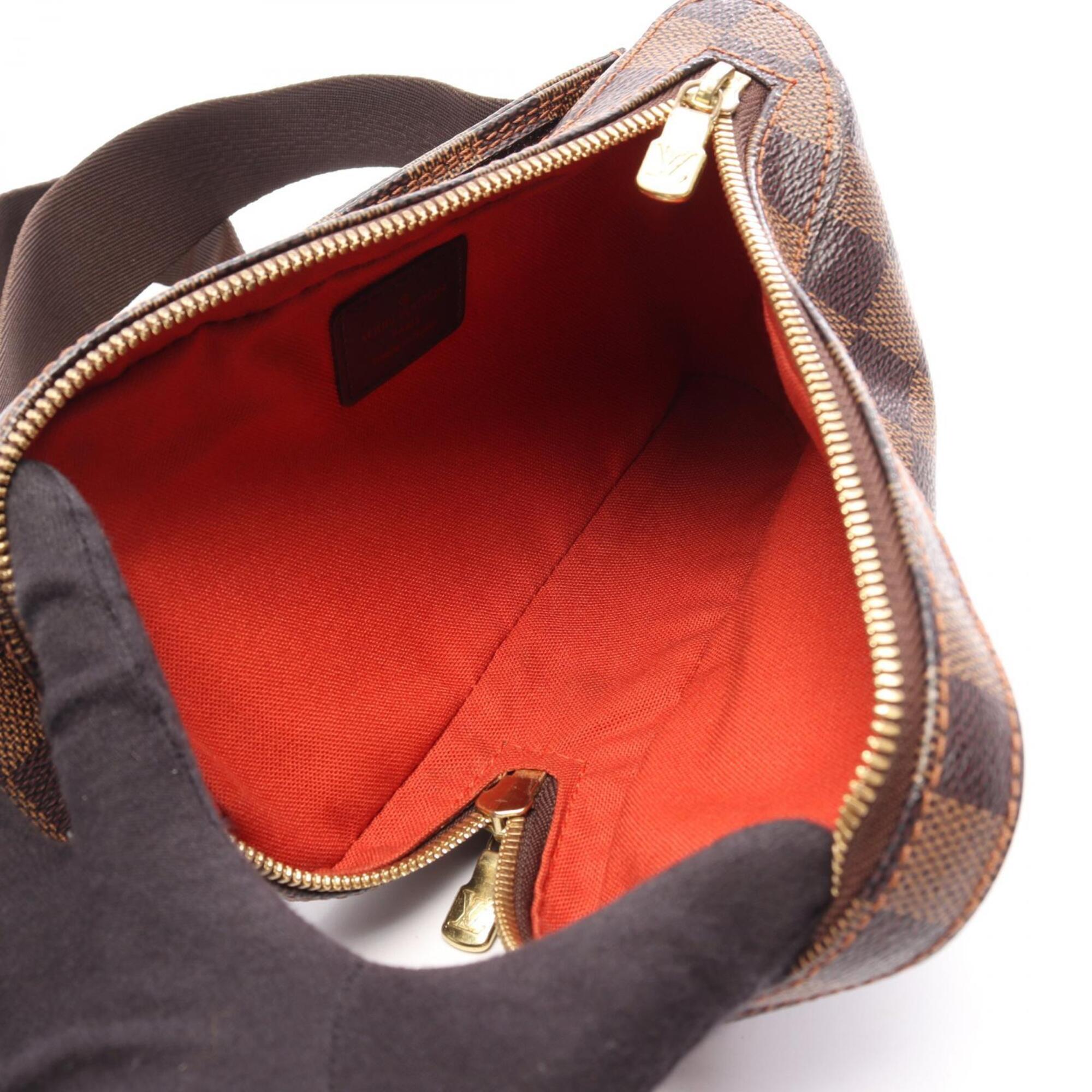 Louis Vuitton Brown Coated Canvas Fanny Pack Handbag (Pre-Owned)