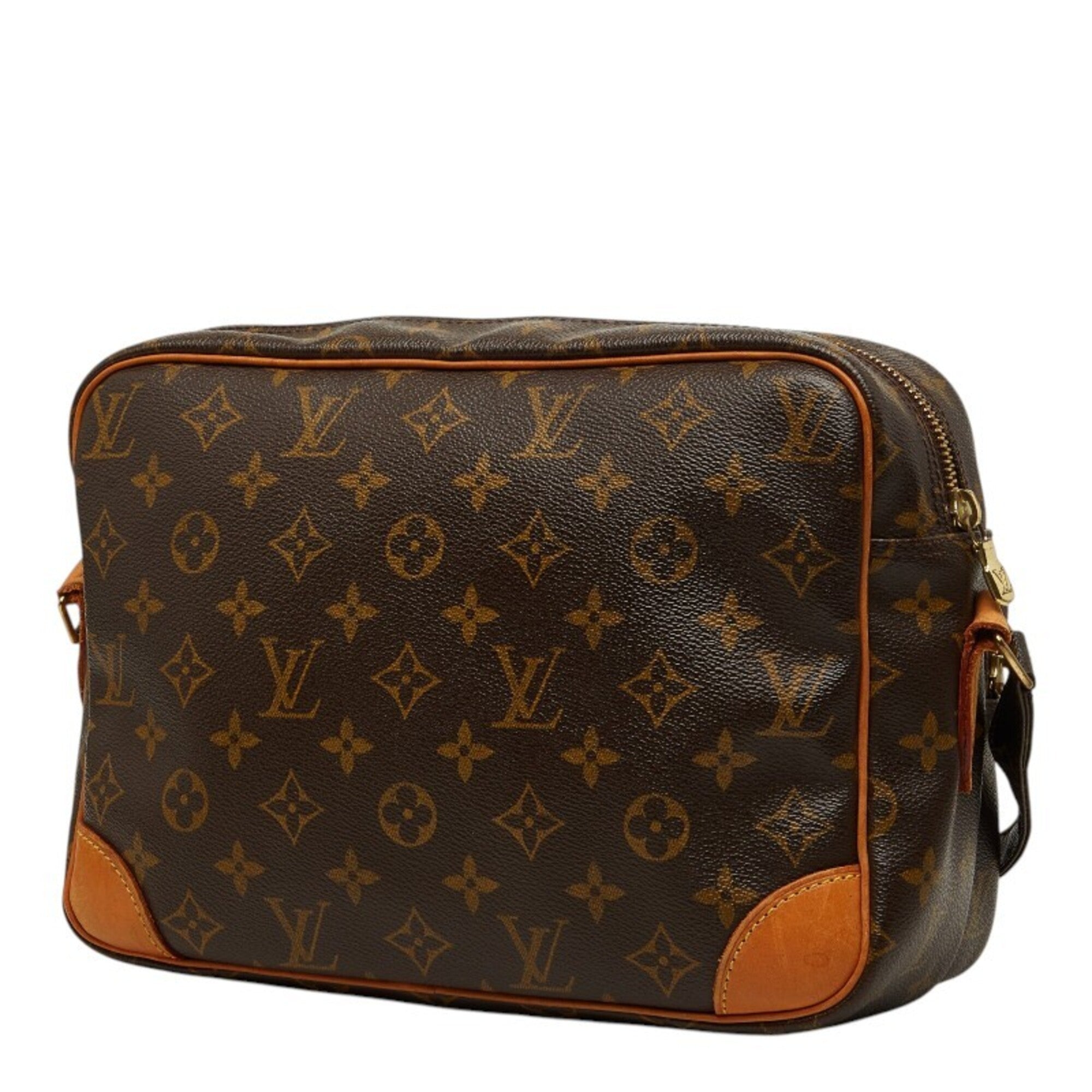 Louis Vuitton Brown Pvc Leather Shoulder Bag (Pre-Owned)