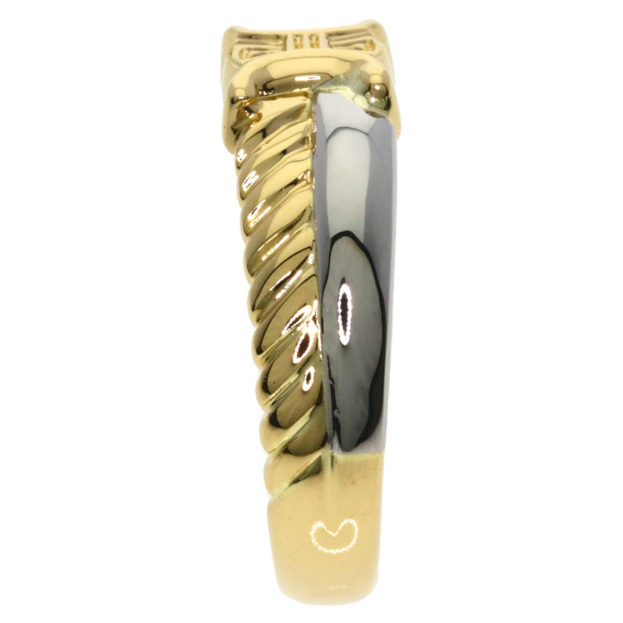 Celine Yellow Gold (18K) Platinum 900 Band Ring (Pre-Owned)