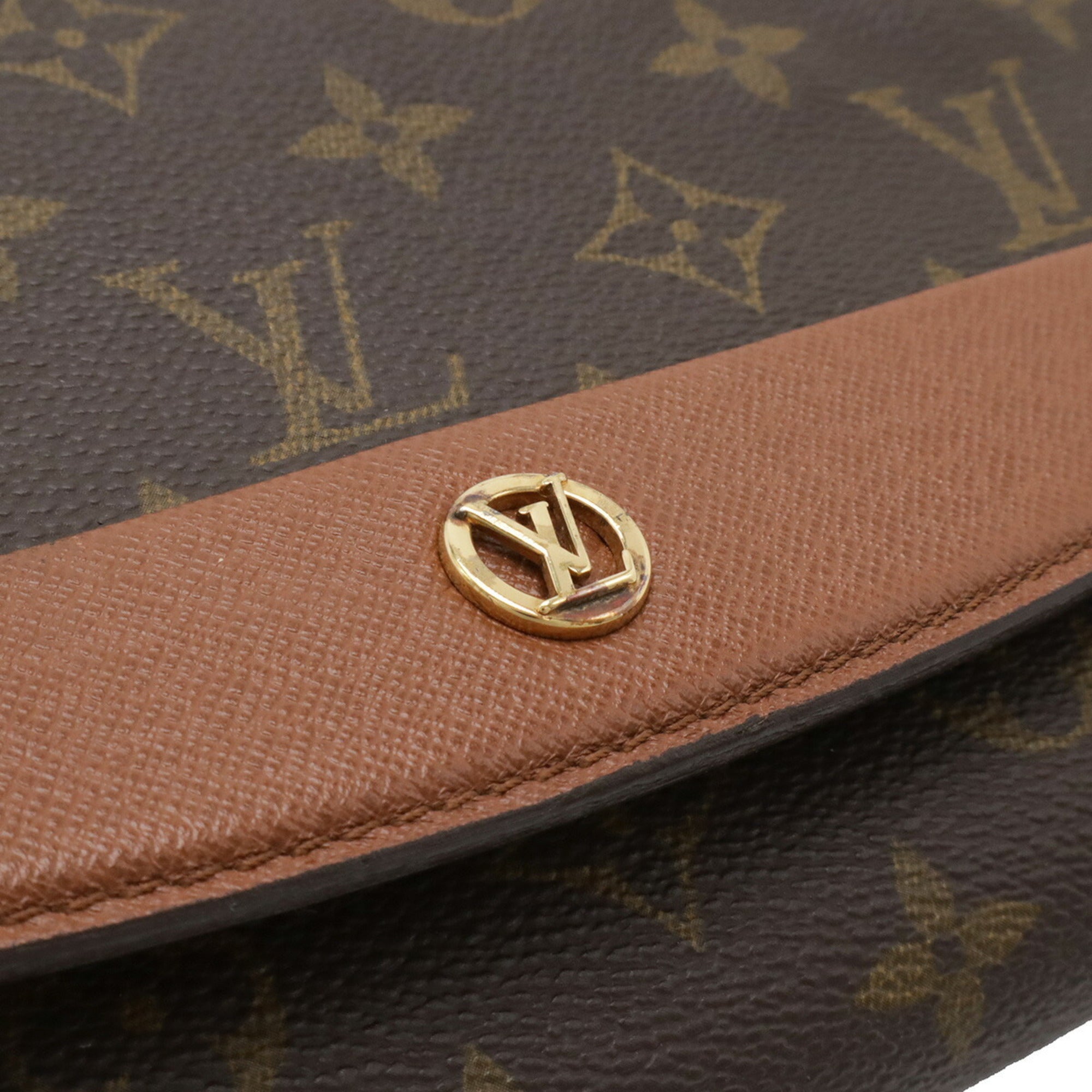 Louis Vuitton Bordeaux Brown Galle Monogram Monogram Clutch Bag Shoulder Bag (Pre-Owned)