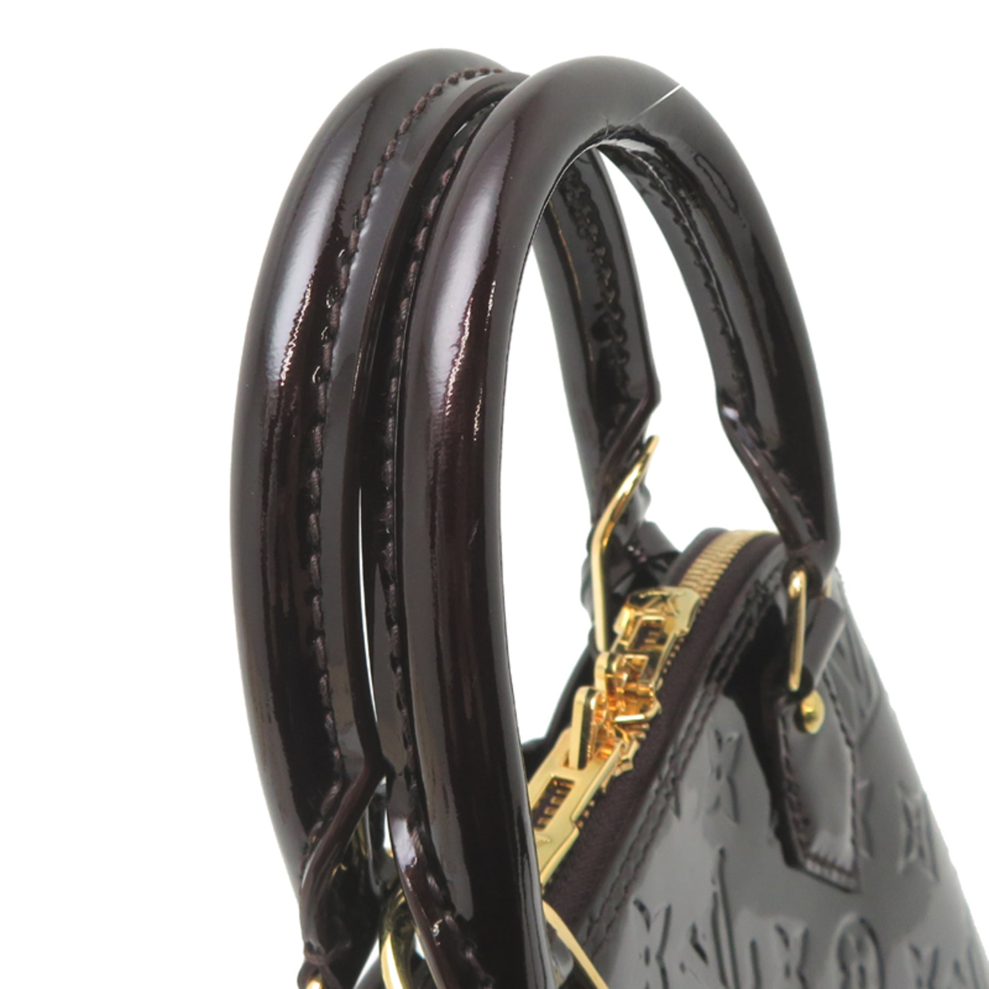 Louis Vuitton Amarante Purple Vernis Handbag (Pre-Owned)