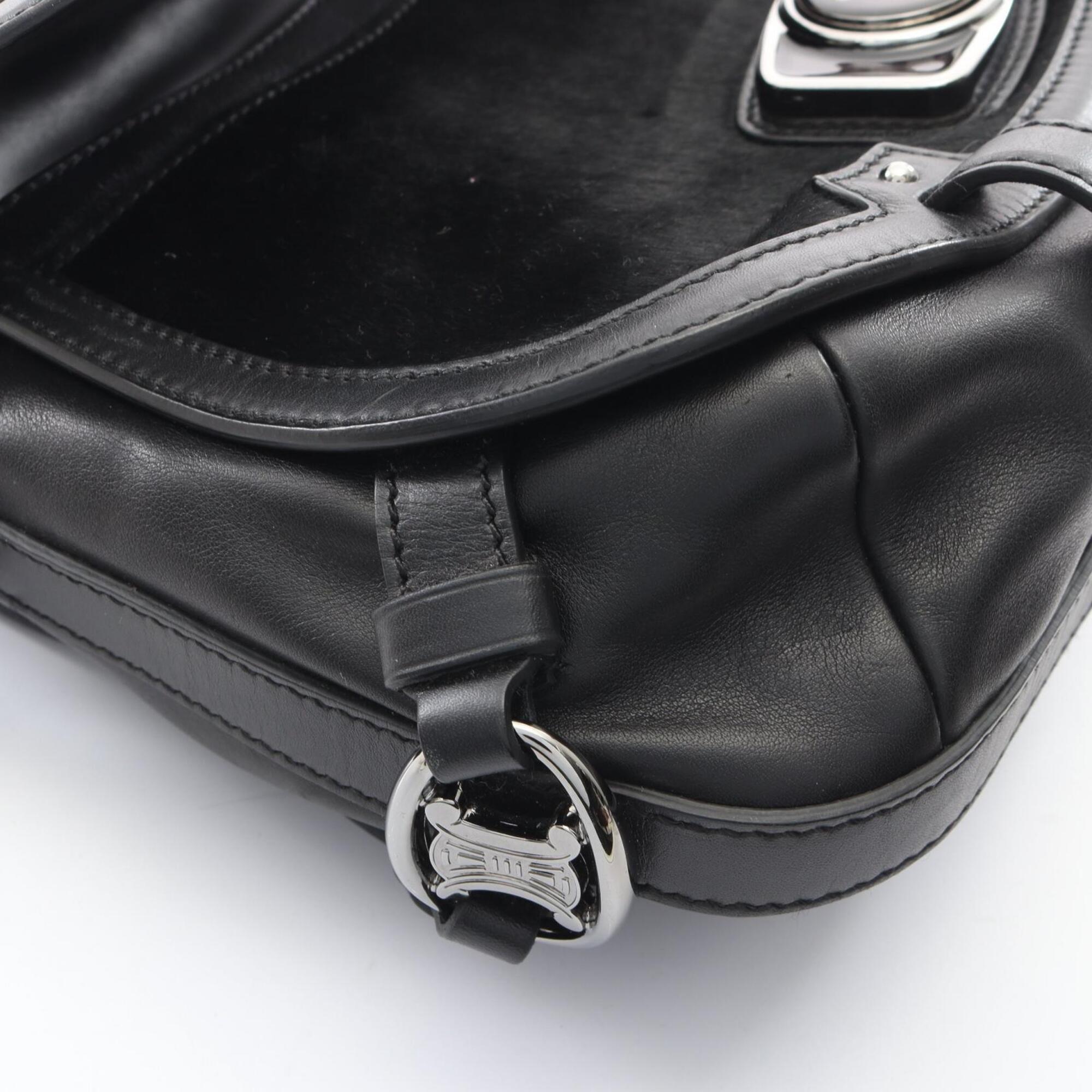 Celine Black Leather Handbag (Pre-Owned)