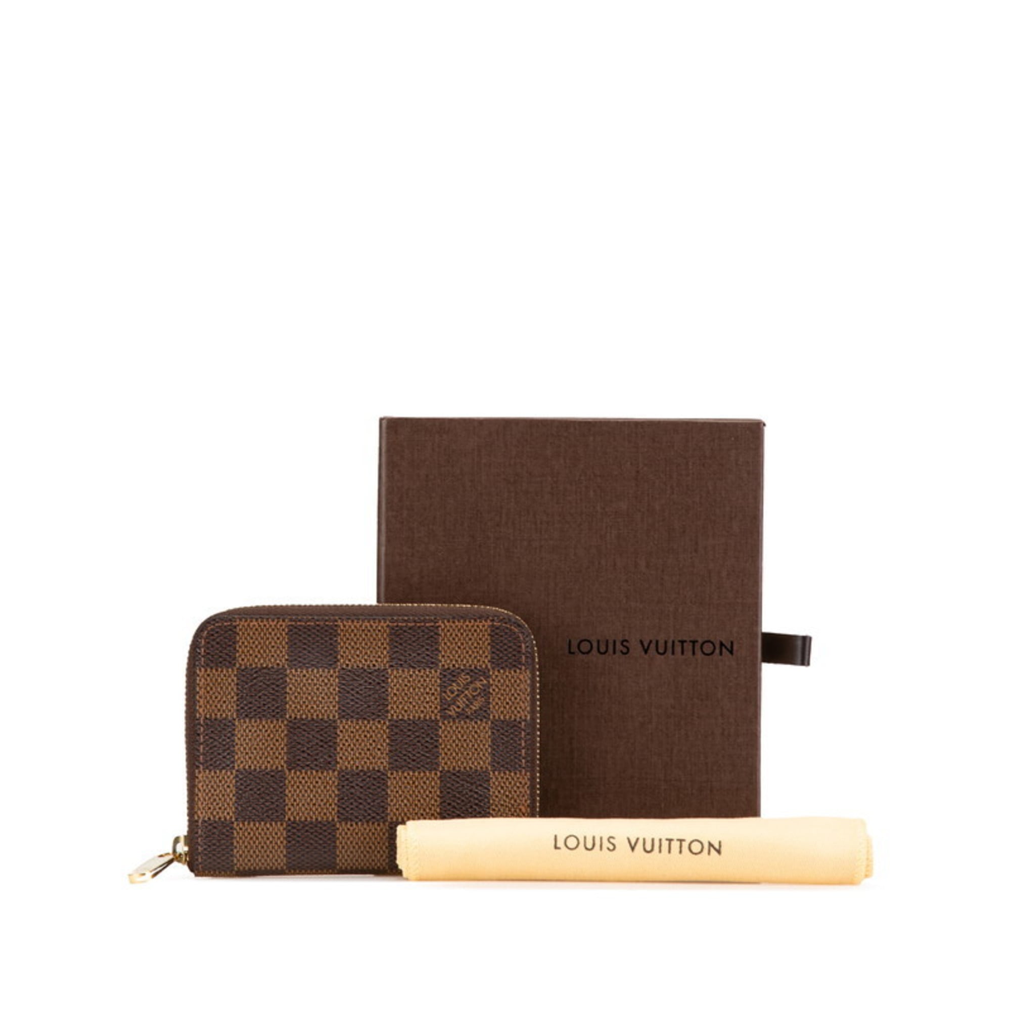 Louis Vuitton Brown Pvc Leather Coin Purse/Coin Case (Pre-Owned)