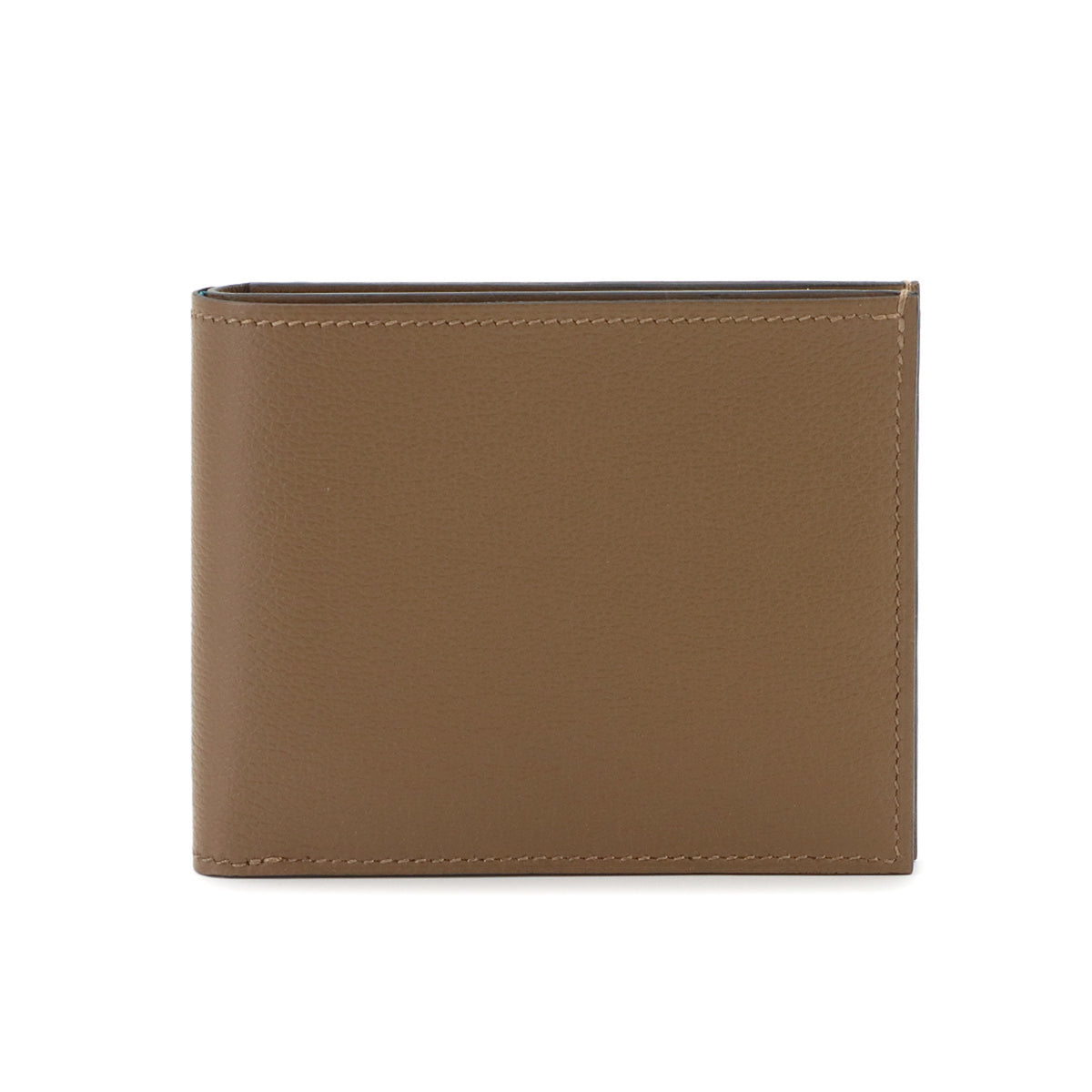 Hermes Beige Leather Wallet (Bi-Fold) (Pre-Owned)