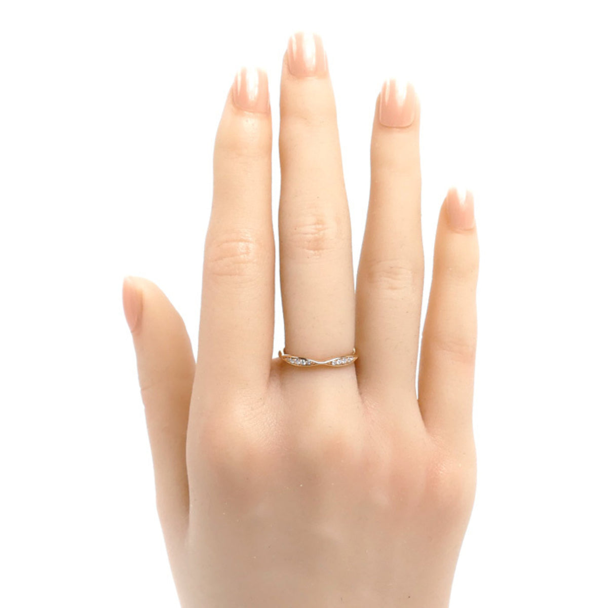 Chanel Pink Gold (18K) Band Ring (Pre-Owned)