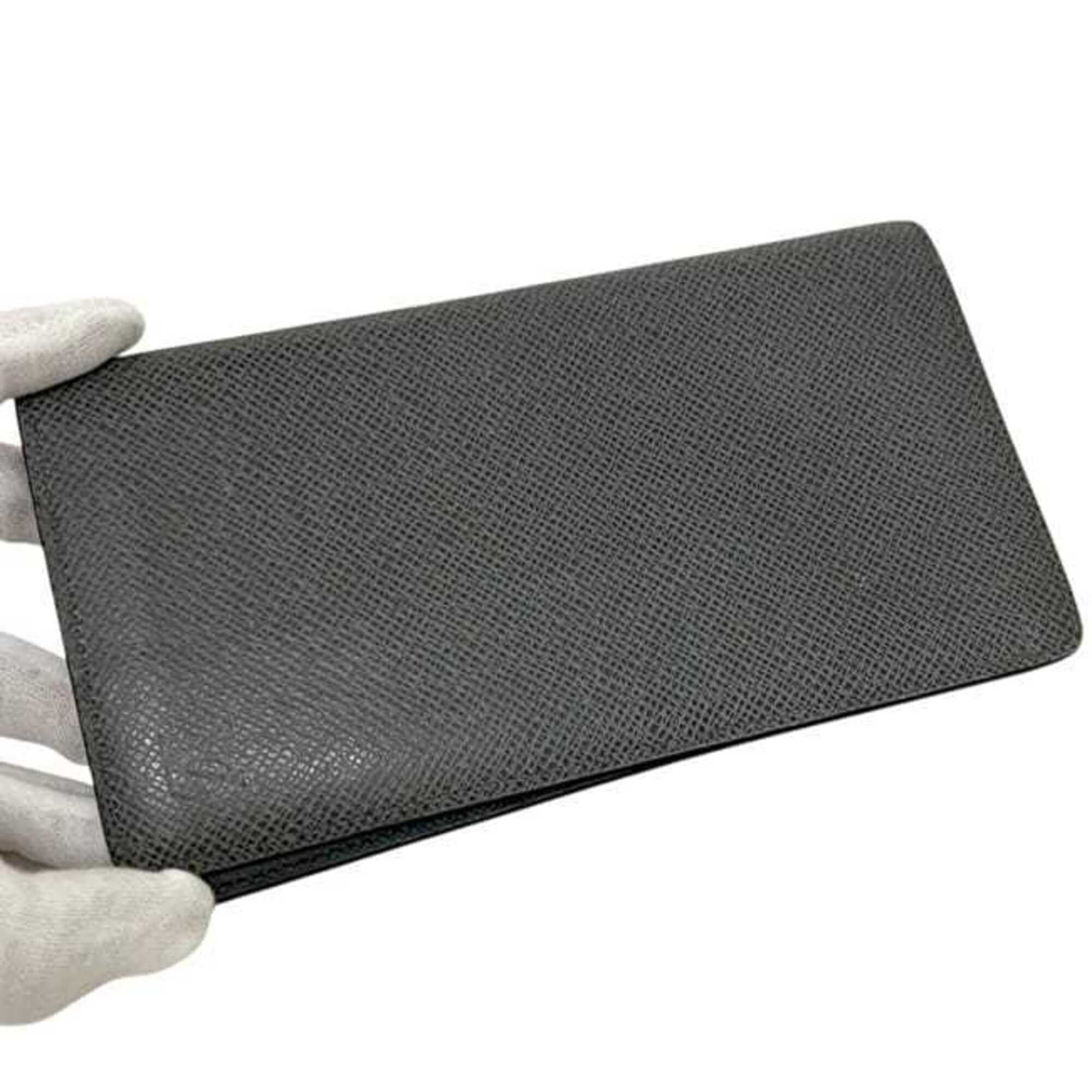 Louis Vuitton Glacier Gray Taiga Leather Long Wallet (Bi-Fold) (Pre-Owned)