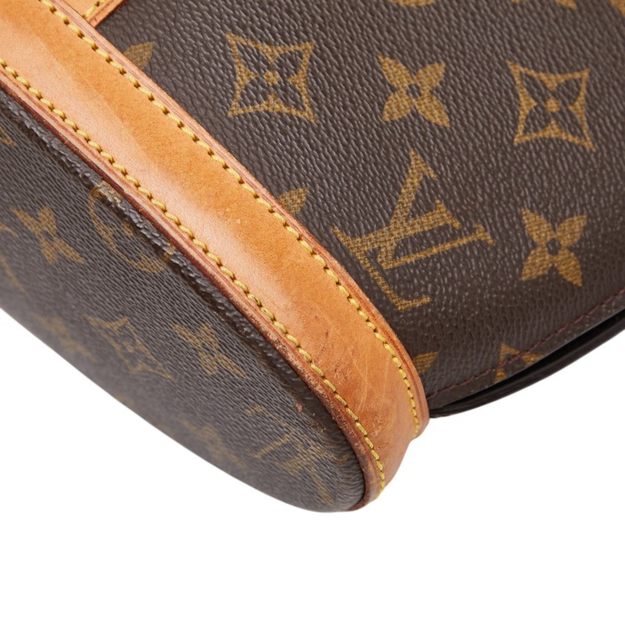 Louis Vuitton Brown Pvc Leather Shoulder Bag Tote Bag (Pre-Owned)