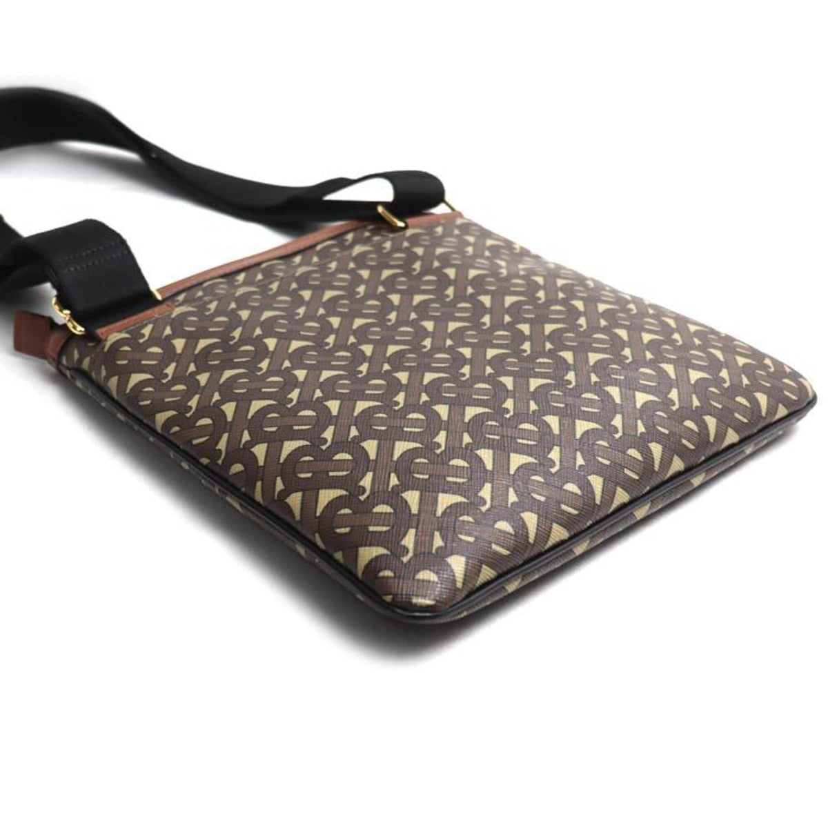 Burberry Brown Pvc Leather Shoulder Bag (Pre-Owned)