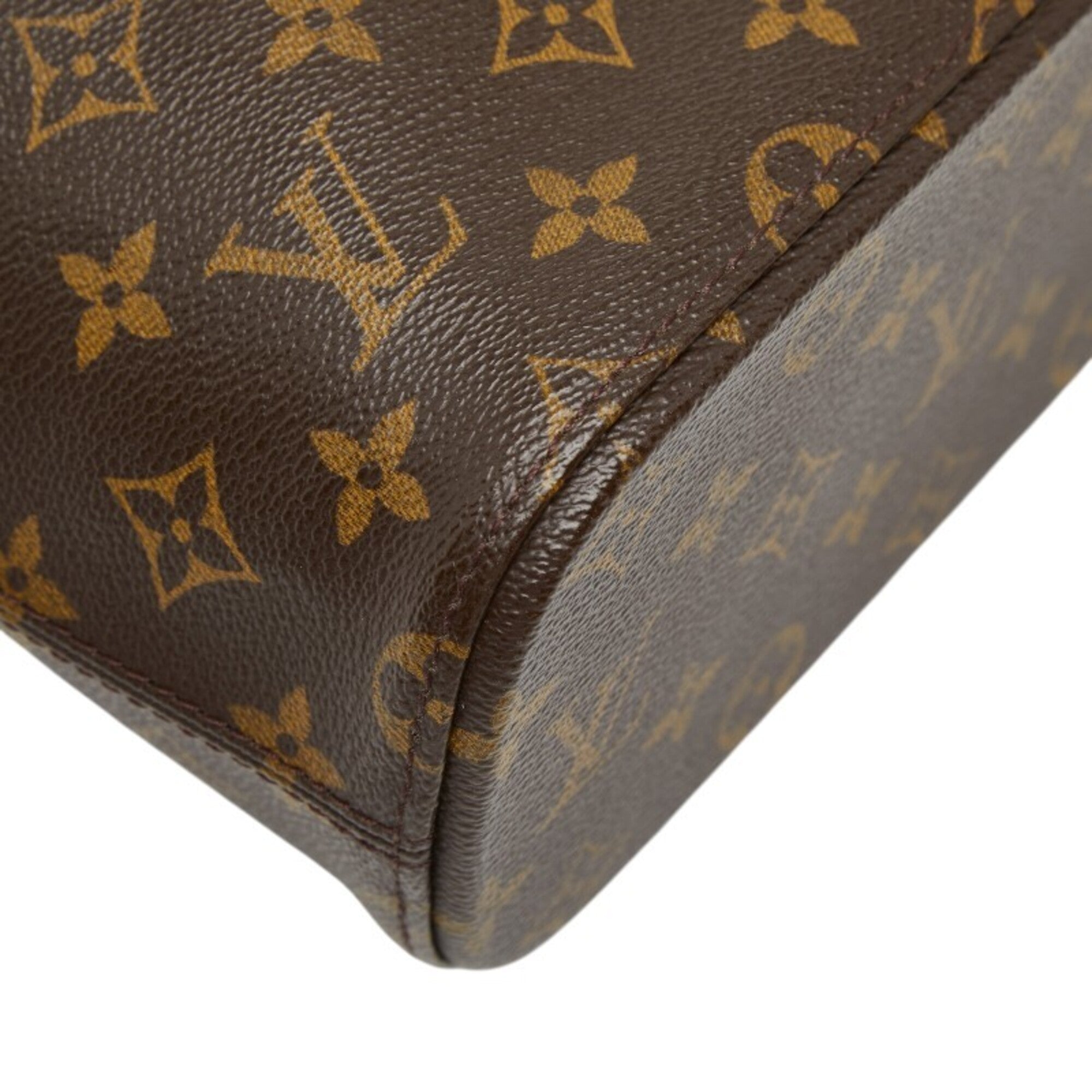 Louis Vuitton Brown Pvc Leather Tote Bag (Pre-Owned)