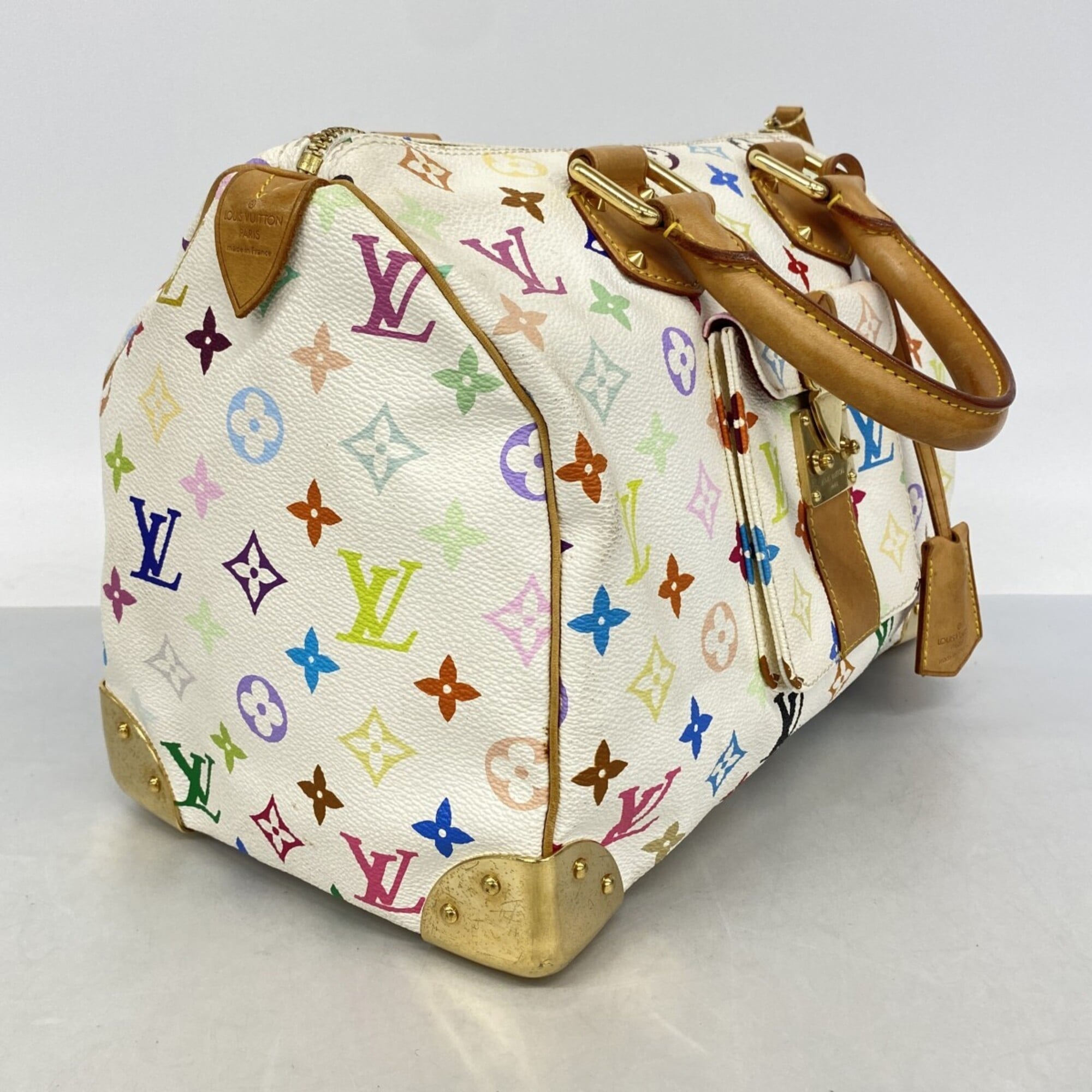 Louis Vuitton Blanc Handbag (Pre-Owned)