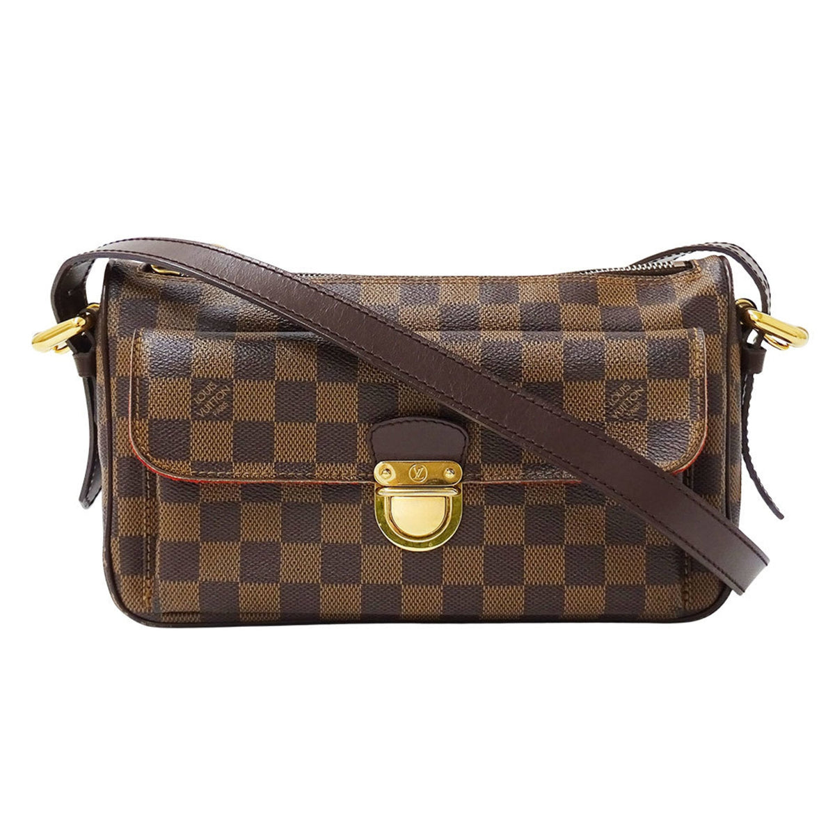 Louis Vuitton Brown Damier Canvas Handbag Shoulder Bag (Pre-Owned)