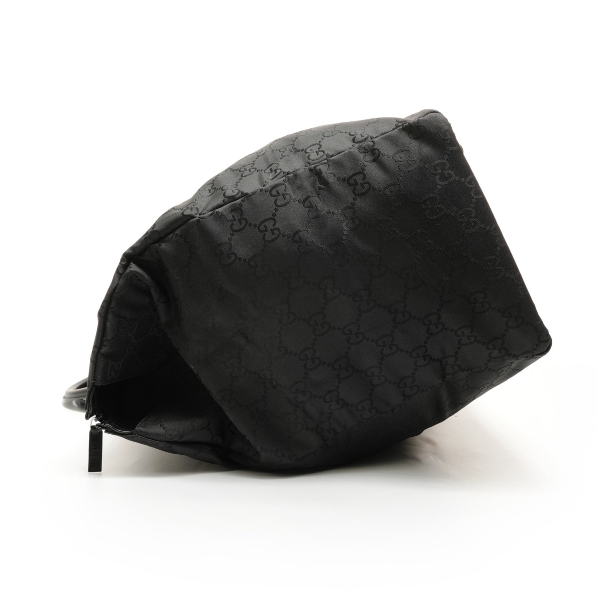 Gucci Gg Canvas Black Gg Canvas Boston Bag (Pre-Owned)