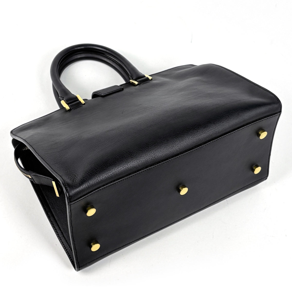 Yves Saint Laurent Black Leather Handbag (Pre-Owned)